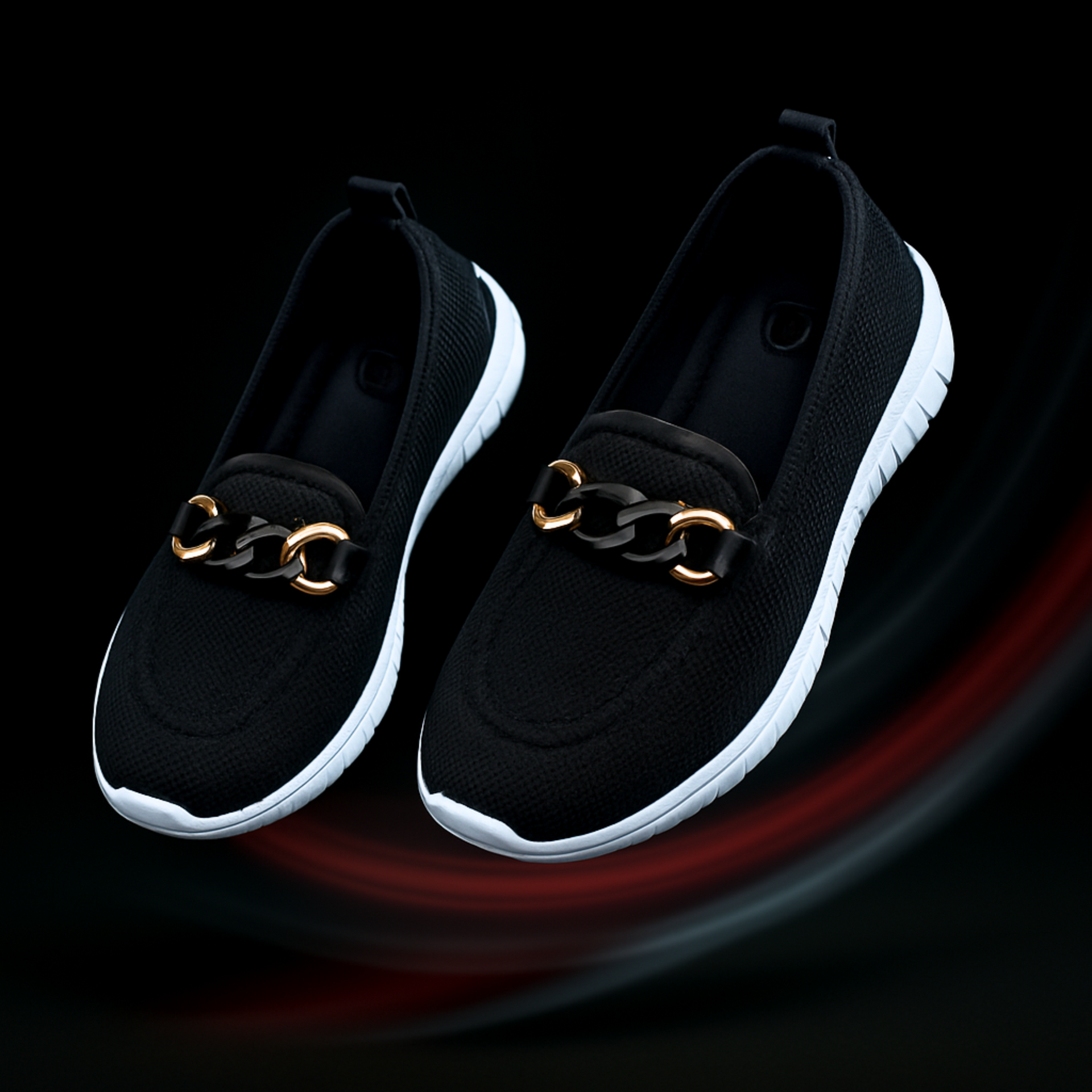 BLACK CASUAL SNEAKERS 135 BK