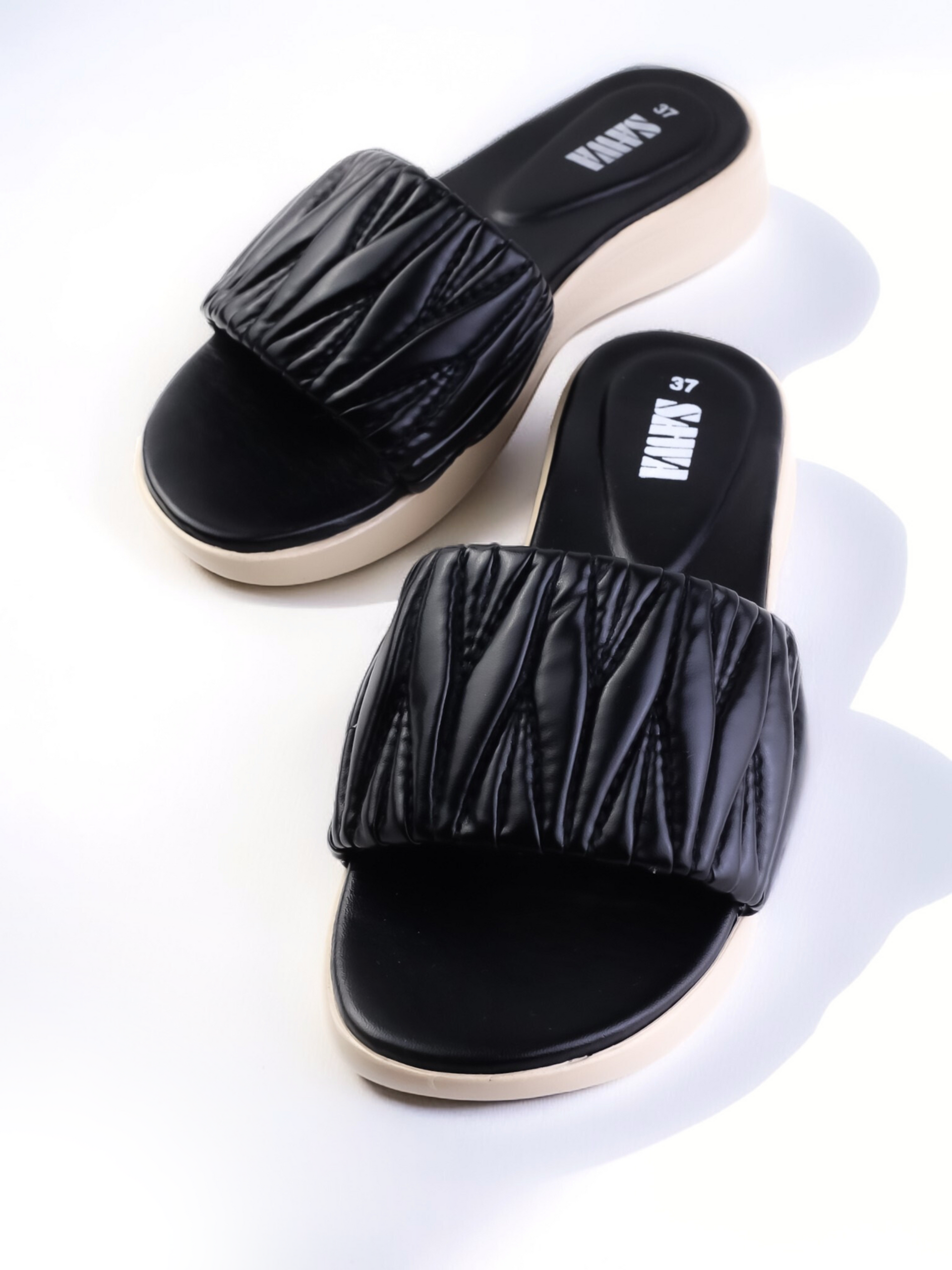 CASUAL SLIPPERS WOMEN 458 BK