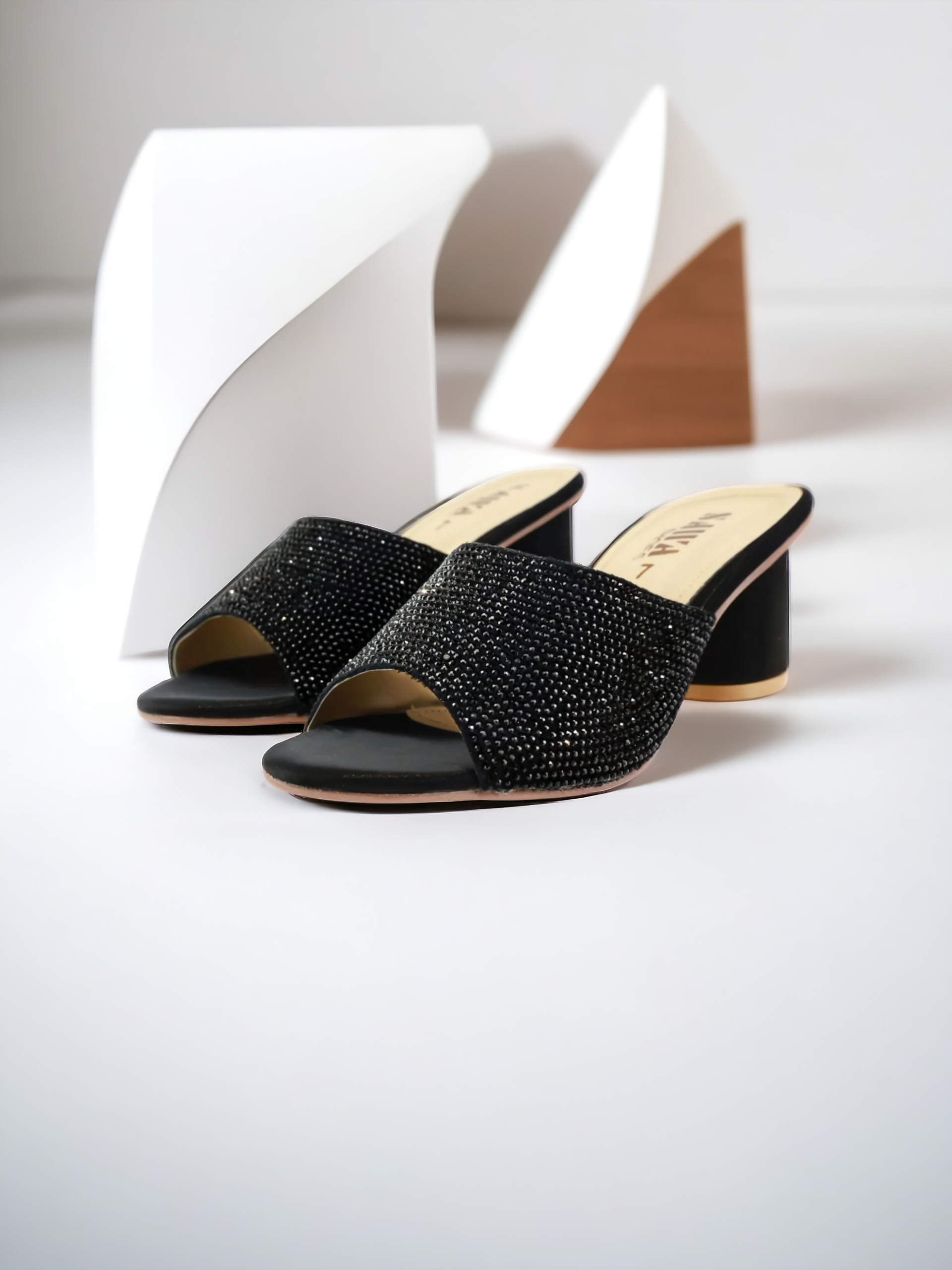BLACK FANCY SANDALS 549 BK