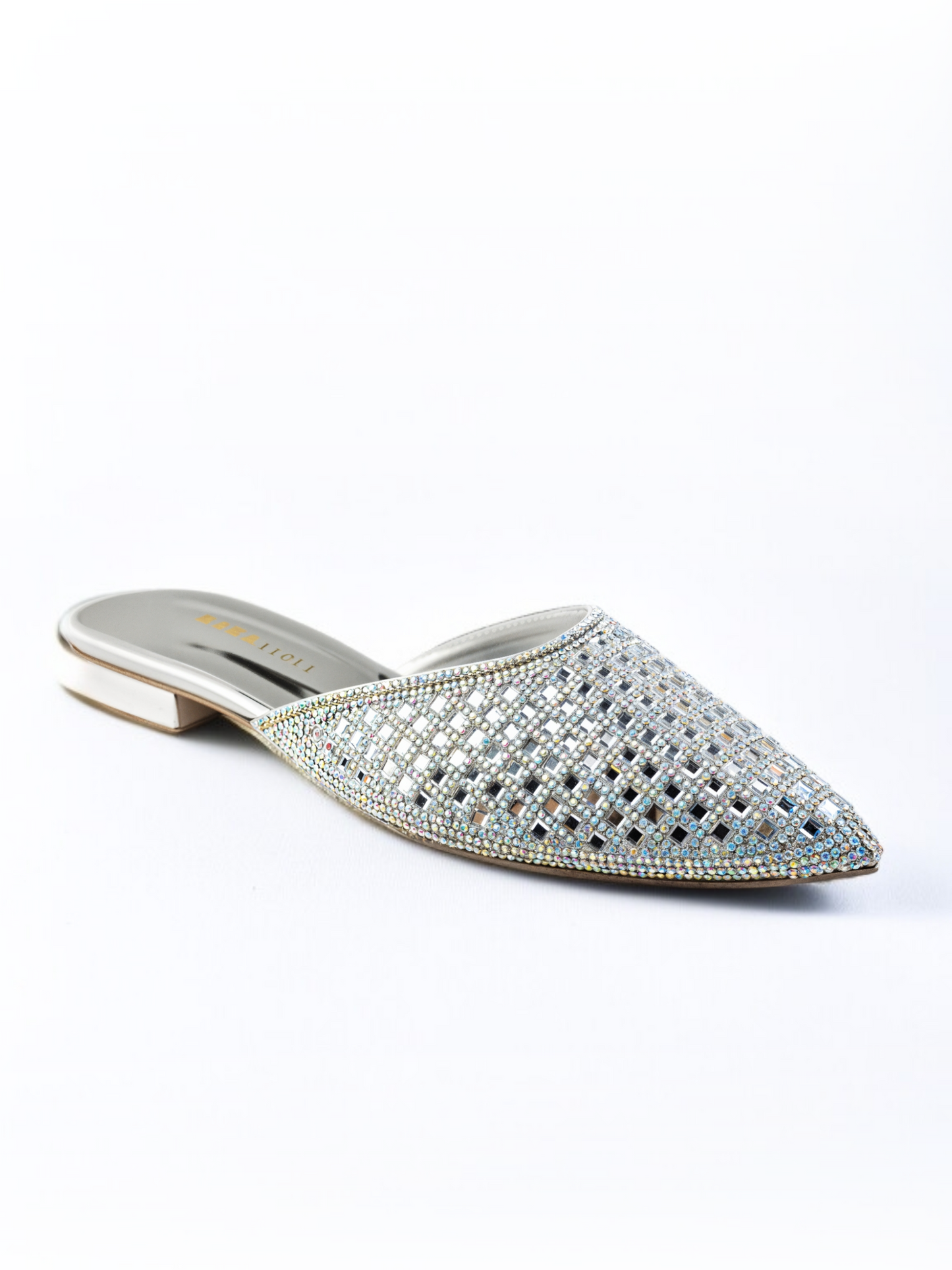 SILVER FANCY PUMPS 551 S