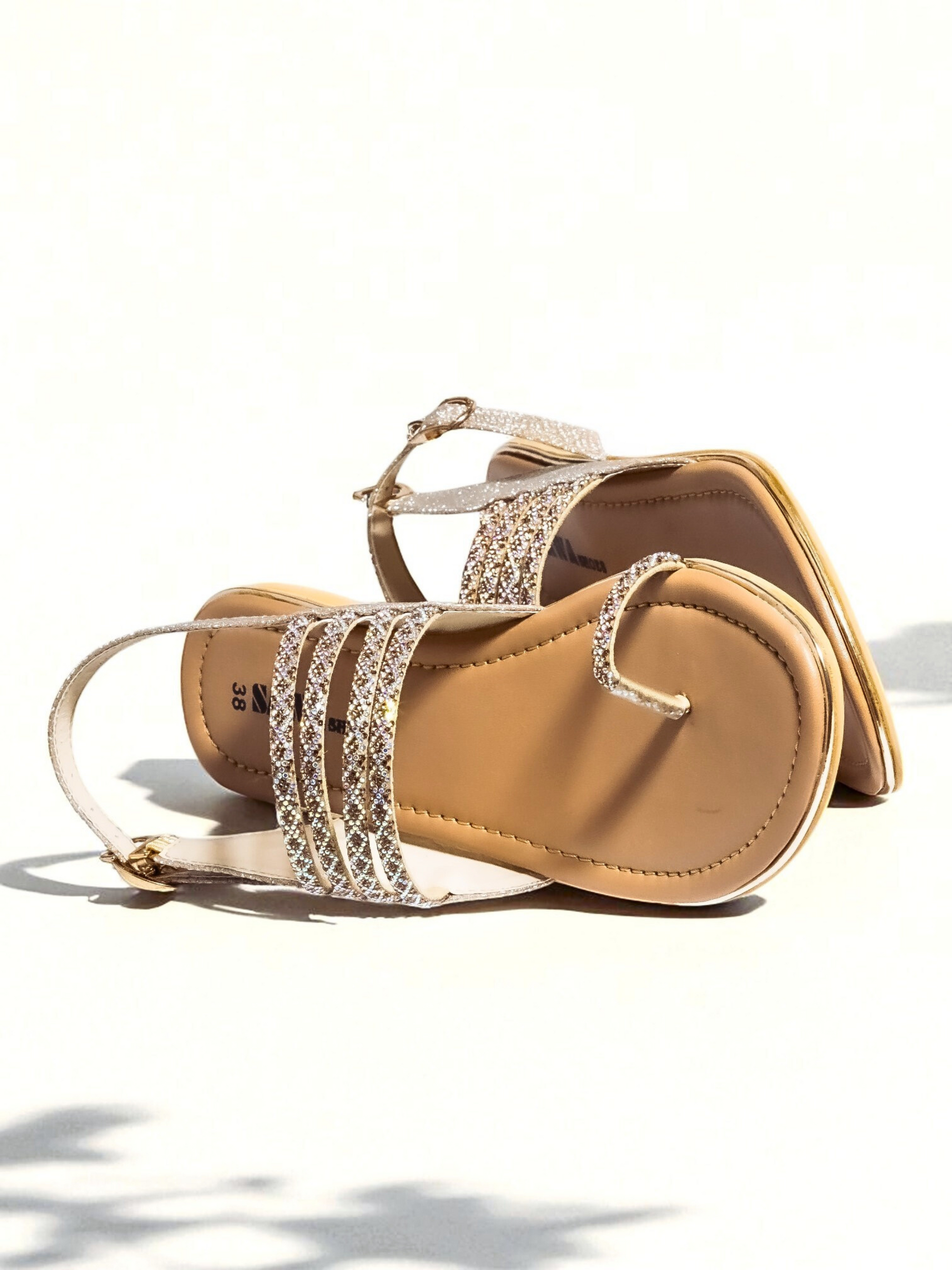 GOLDEN FANCY SANDALS 623 G