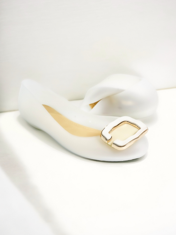 WHITE PUMP SHOES 017 W