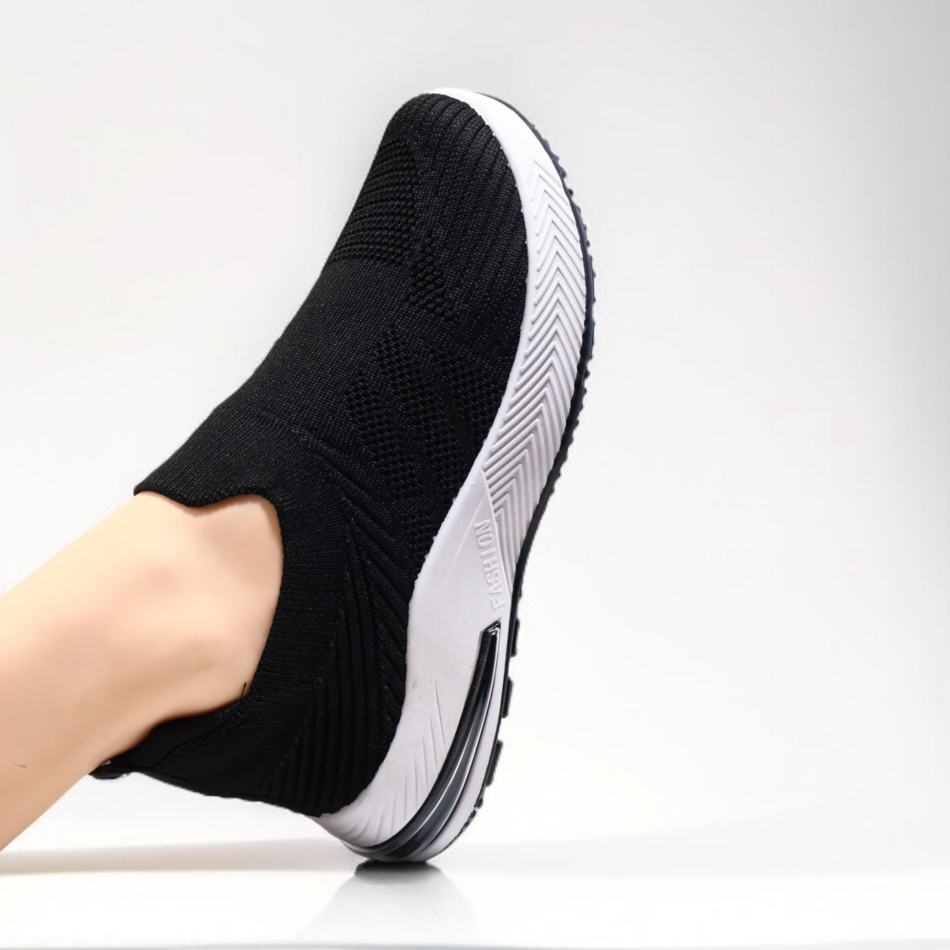 BLACK CASUAL SNEAKERS 138 BK