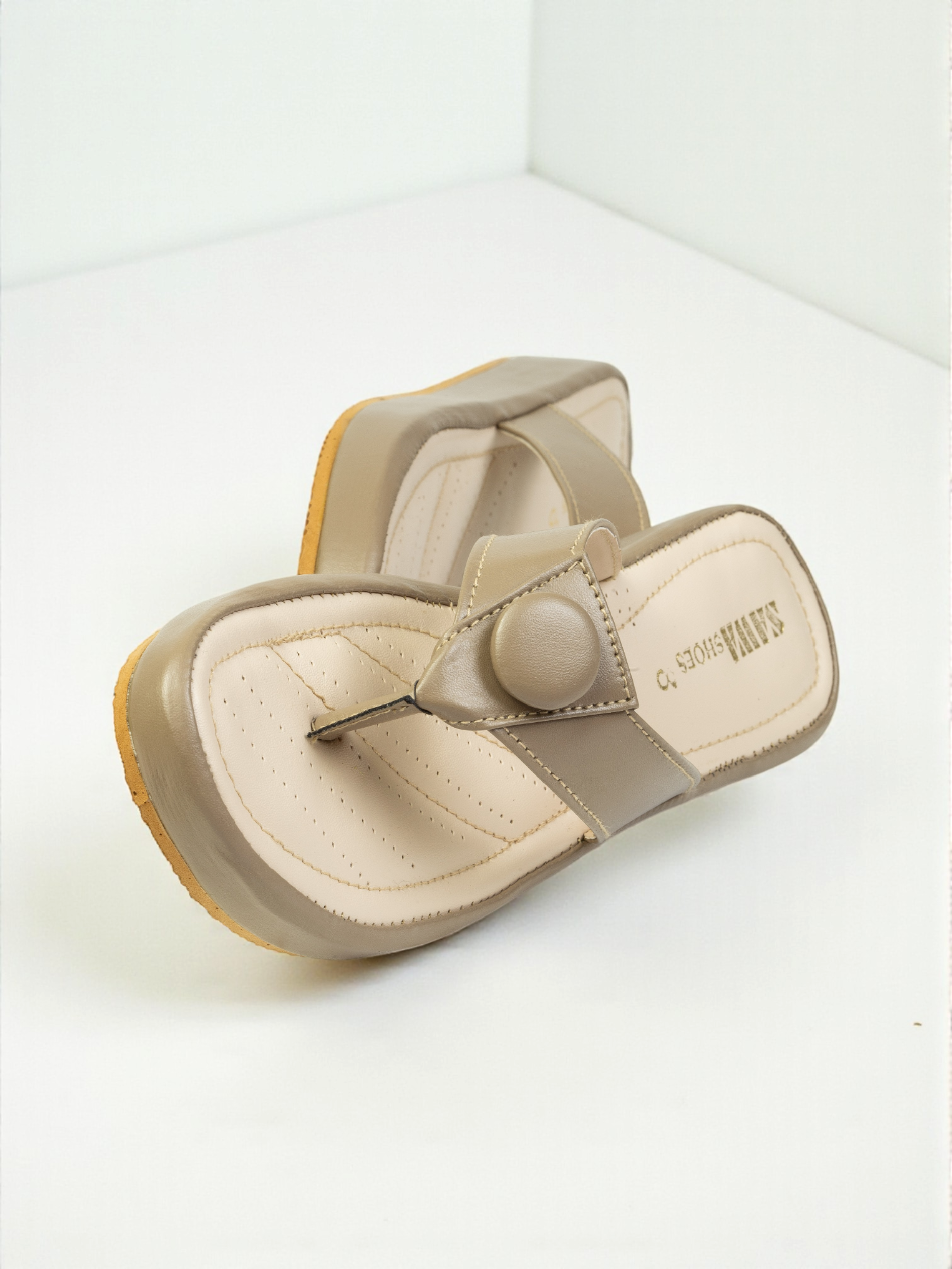 BROWN CASUAL SLIPPERS 217 BR