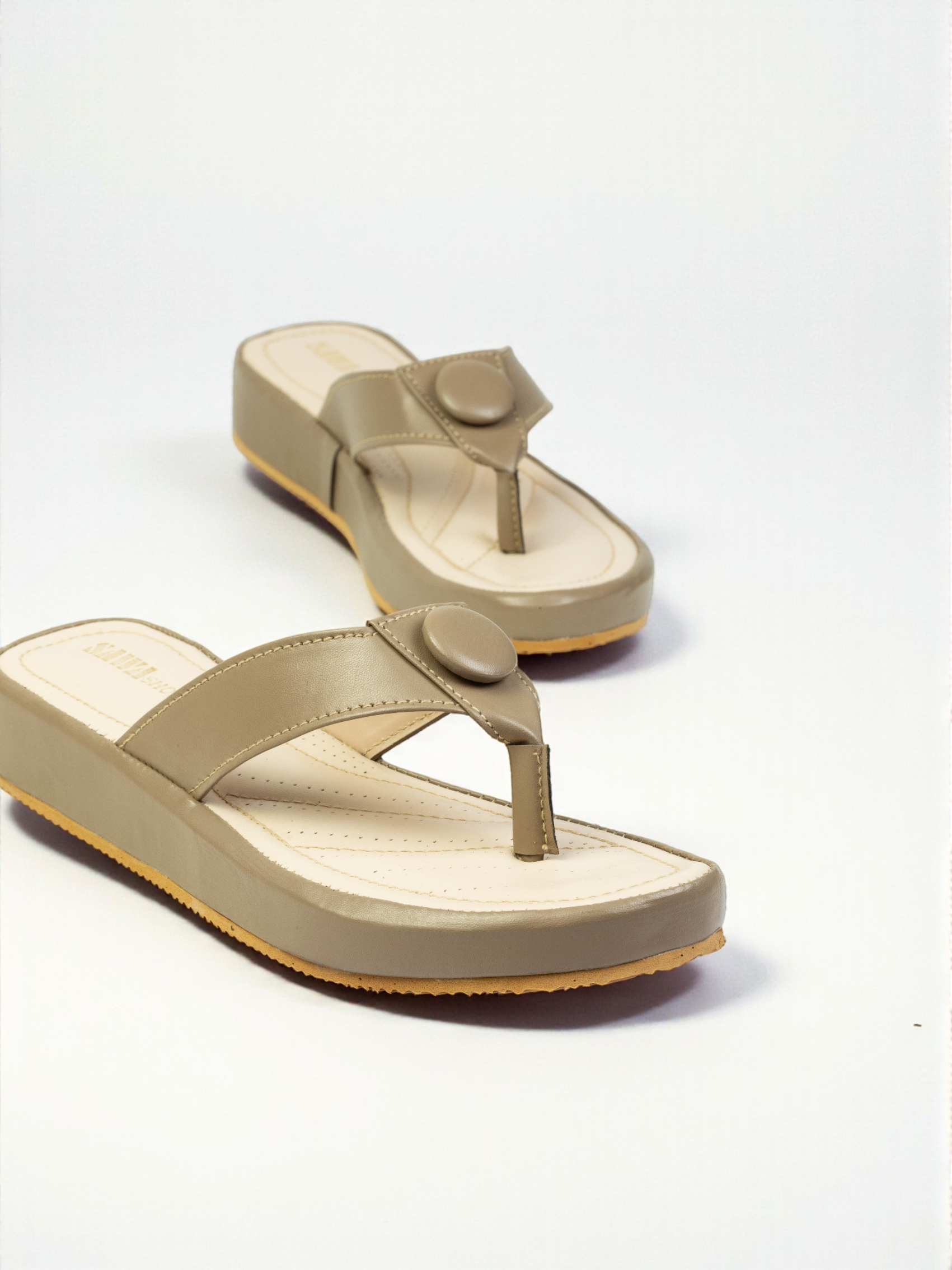 BROWN CASUAL SLIPPERS 217 BR