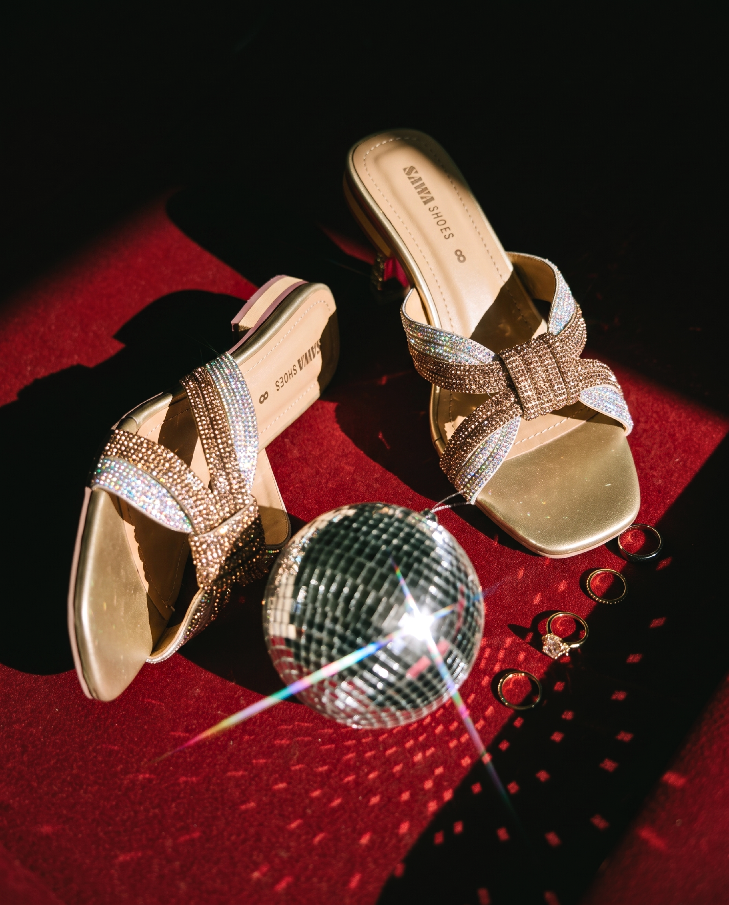 Sparkly Knot Flats 603 G
