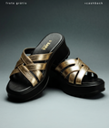 Golden Comfort Platform Heels 728 G