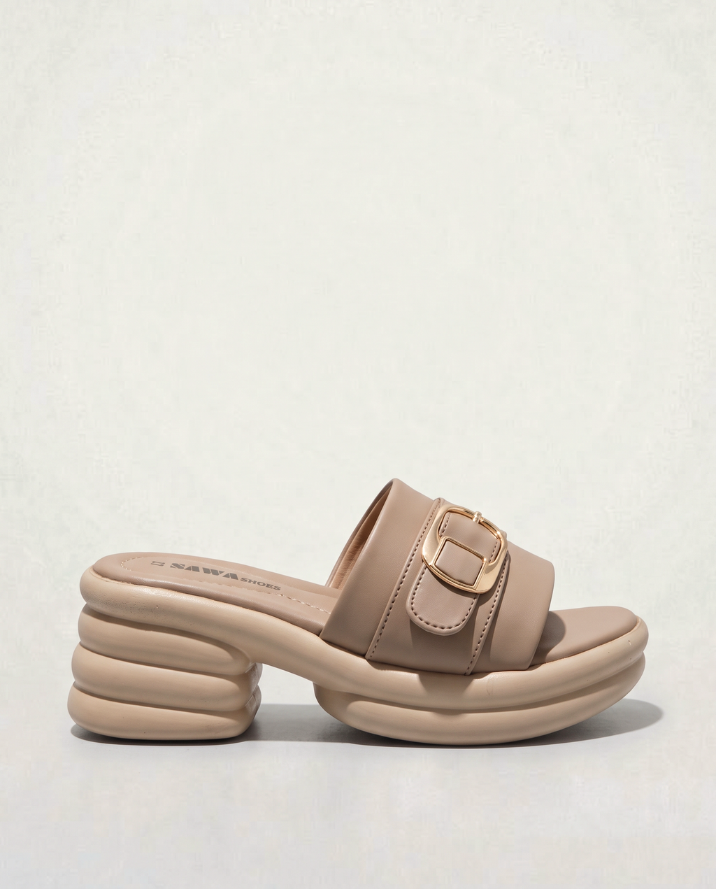 Buckle Comfort Heels SL646F
