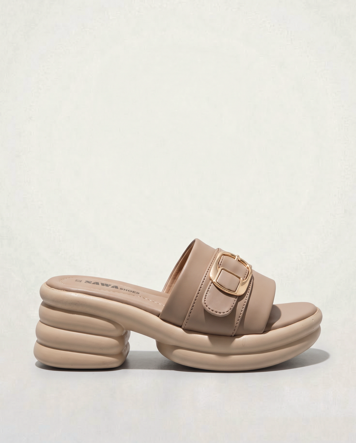 Buckle Comfort Heels SL646F