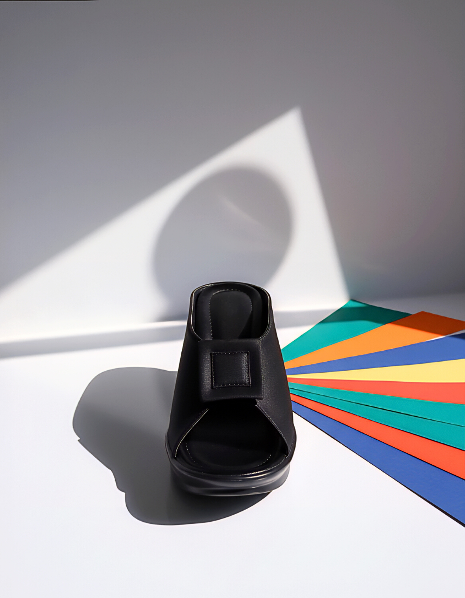BLACK CASUAL WEDGE 403 BK