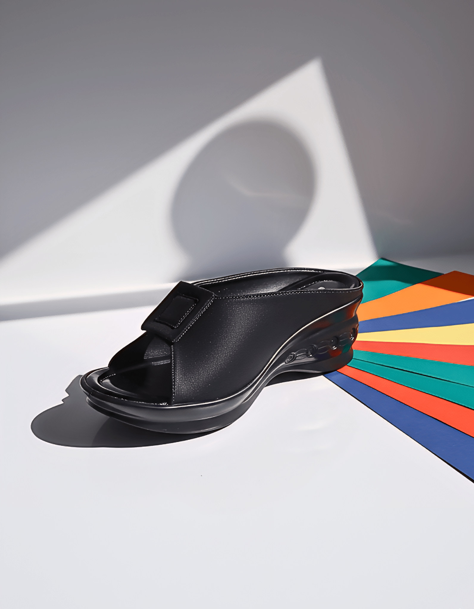 BLACK CASUAL WEDGE 403 BK - Sawa.pkWomen footwear shoes affordable