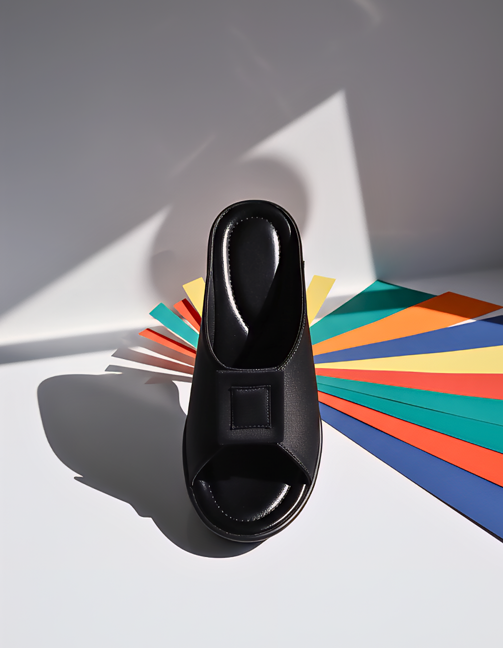 BLACK CASUAL WEDGE 403 BK