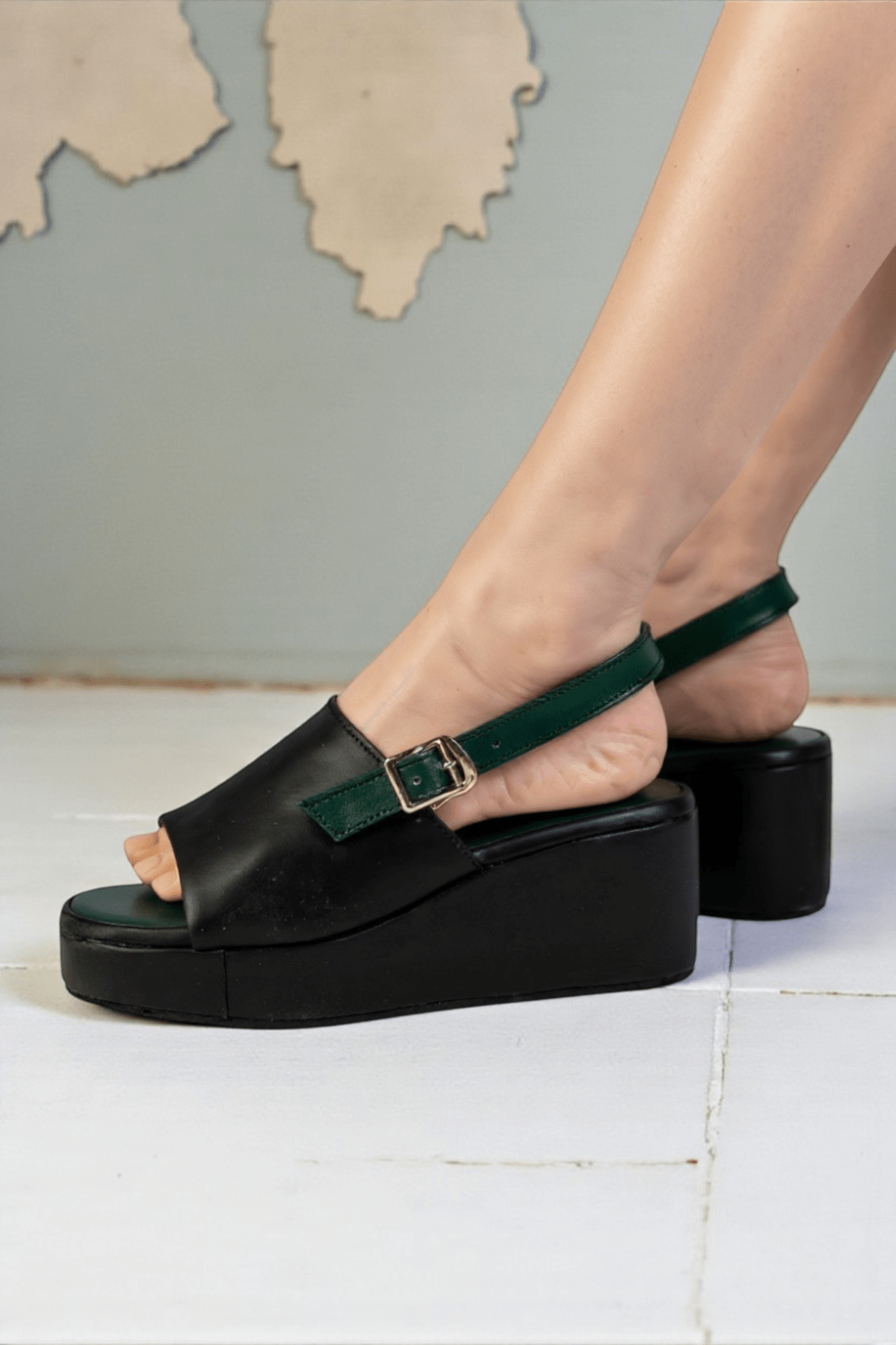 BLACK CASUAL WEDGES 422 BK - Sawa.pkWomen footwear shoes affordable
