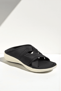 BLACK CASUAL SLIDES 450 BK - Sawa.pkWomen footwear shoes affordable