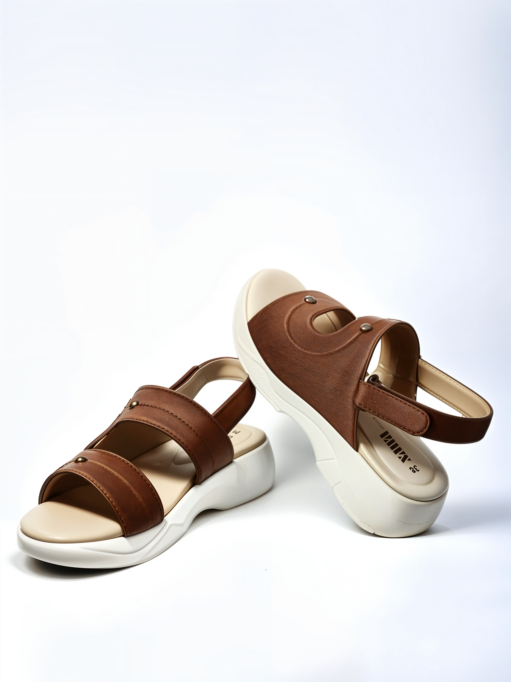 BROWN CASUAL SANDALS 457 BR