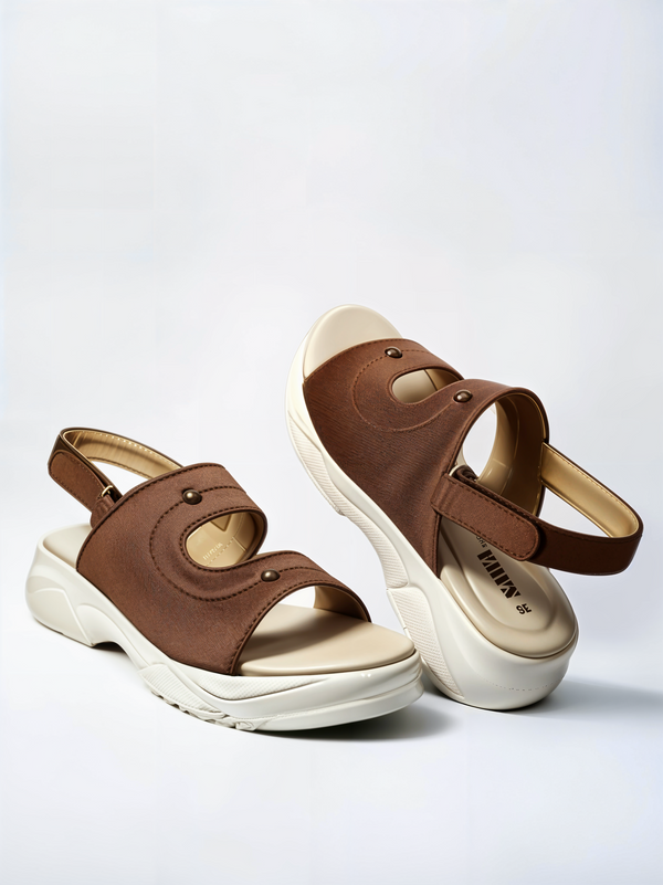 BROWN CASUAL SANDALS 457 BR