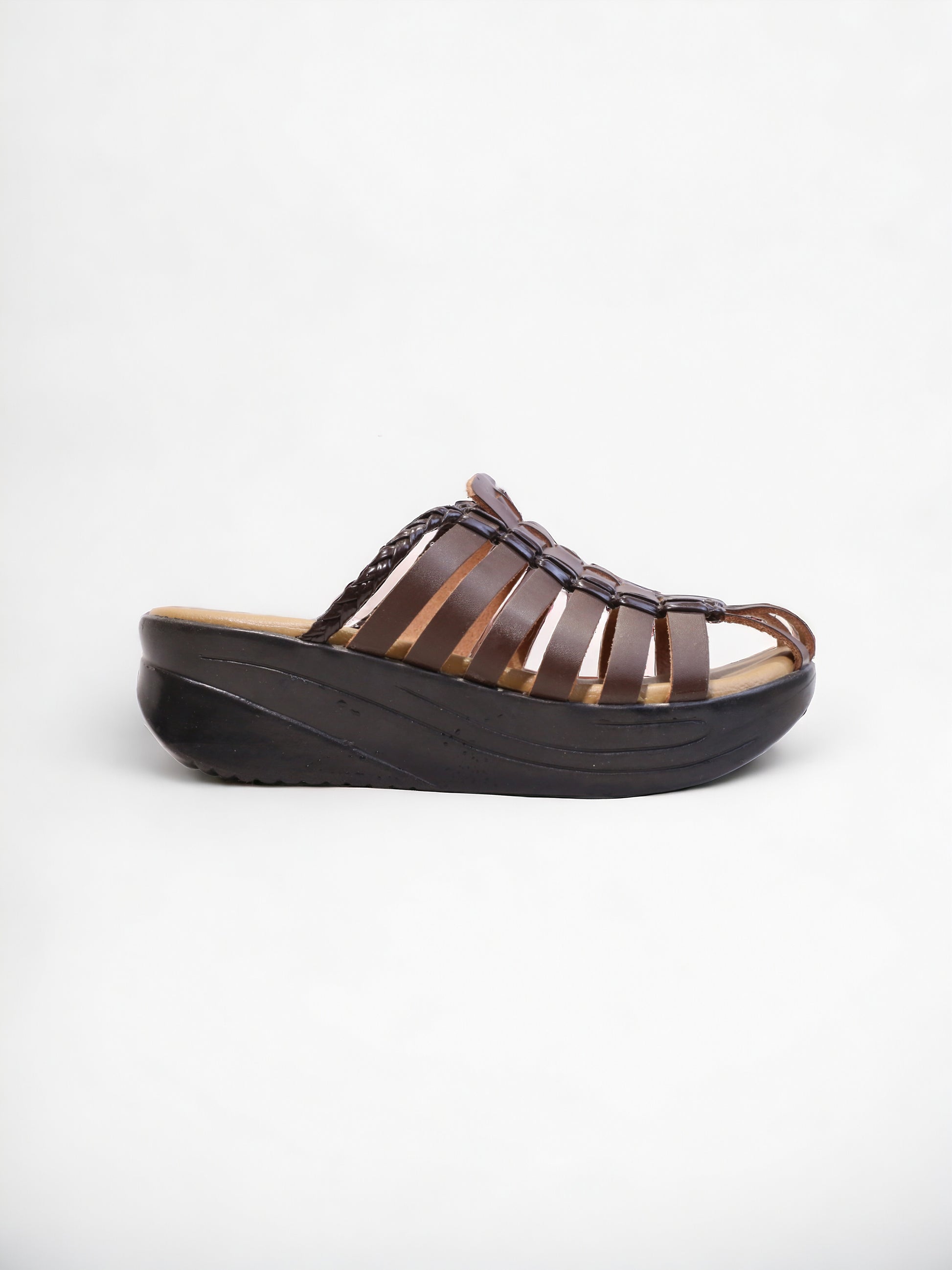 BROWN SLIPPERS WOMEN 466 BR