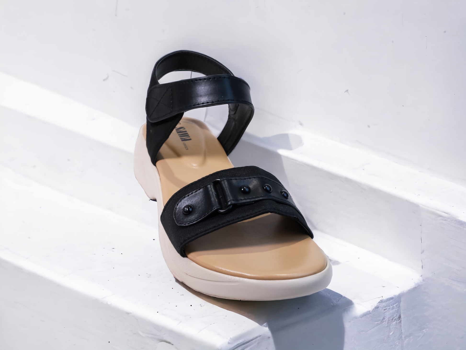 BLACK CASUAL SANDALS 470 BK