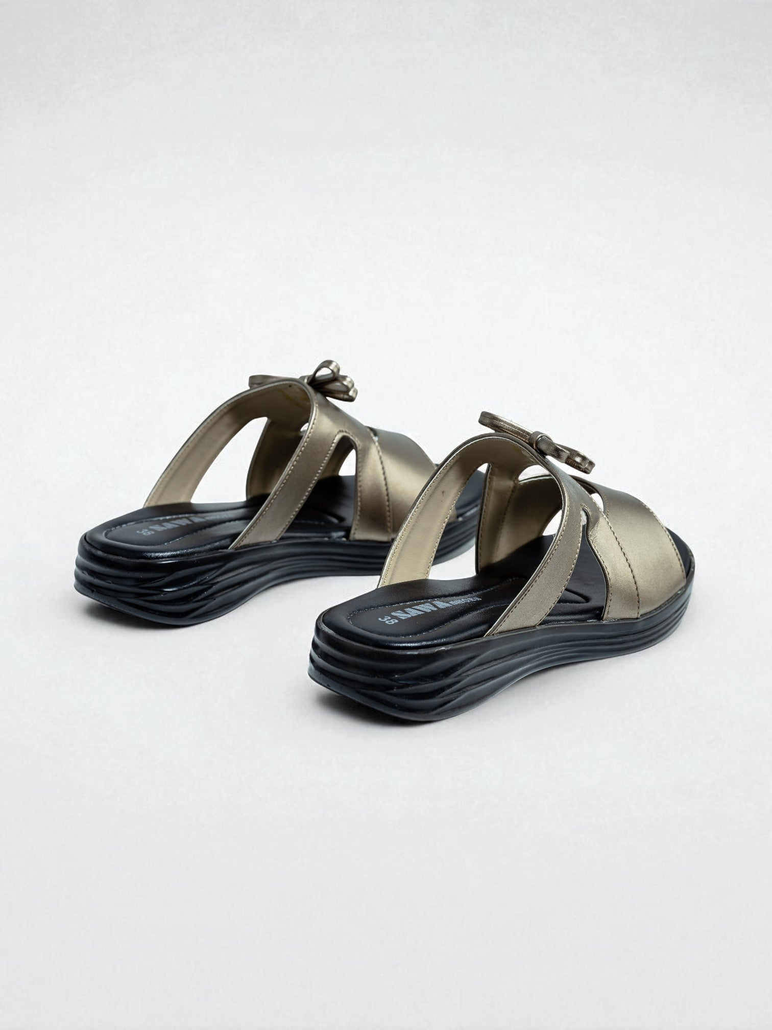 GRAY CASUAL SLIPPERS 476 GR