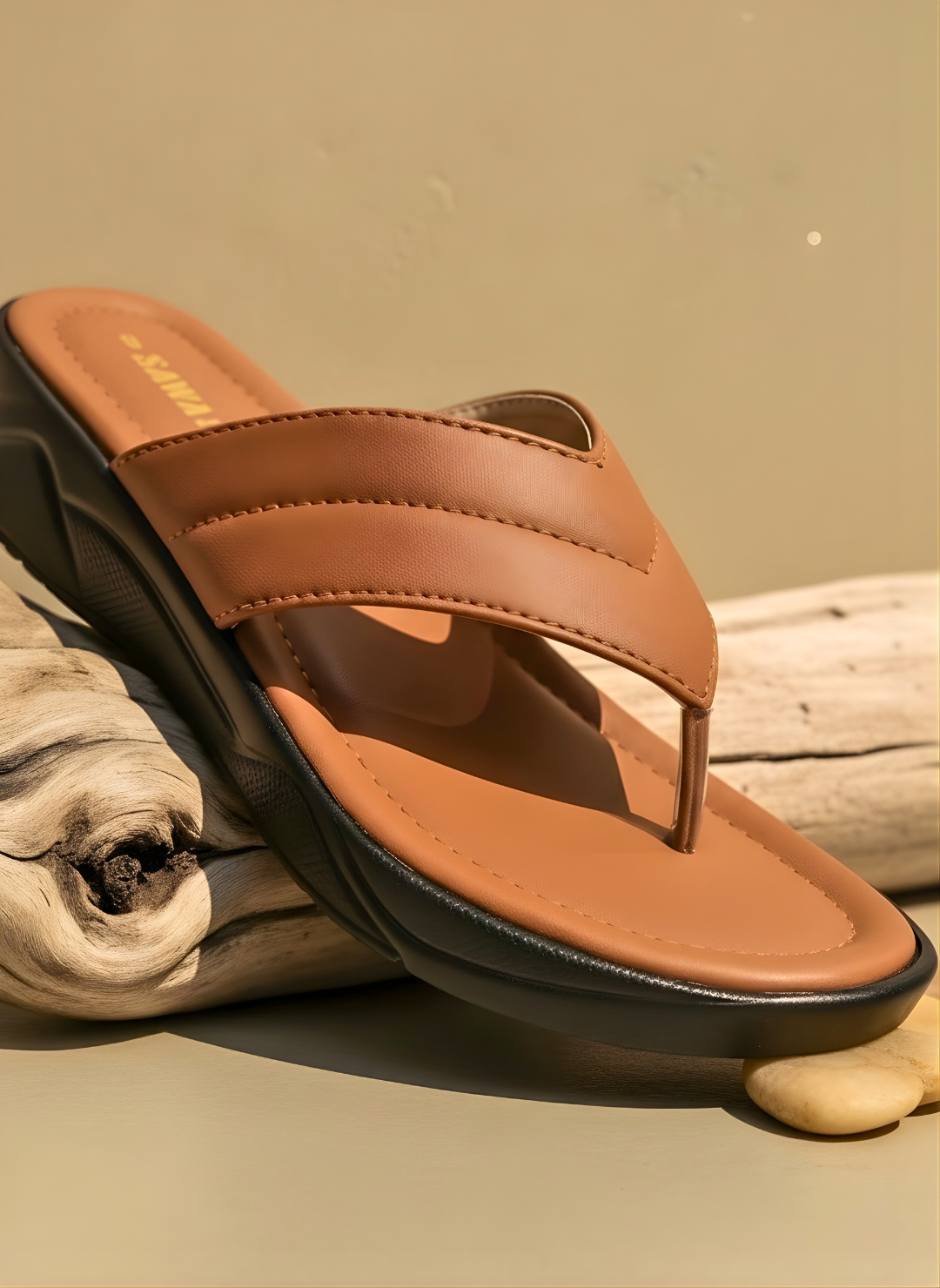 MUSTARD CASUAL SLIPPERS  480 MS