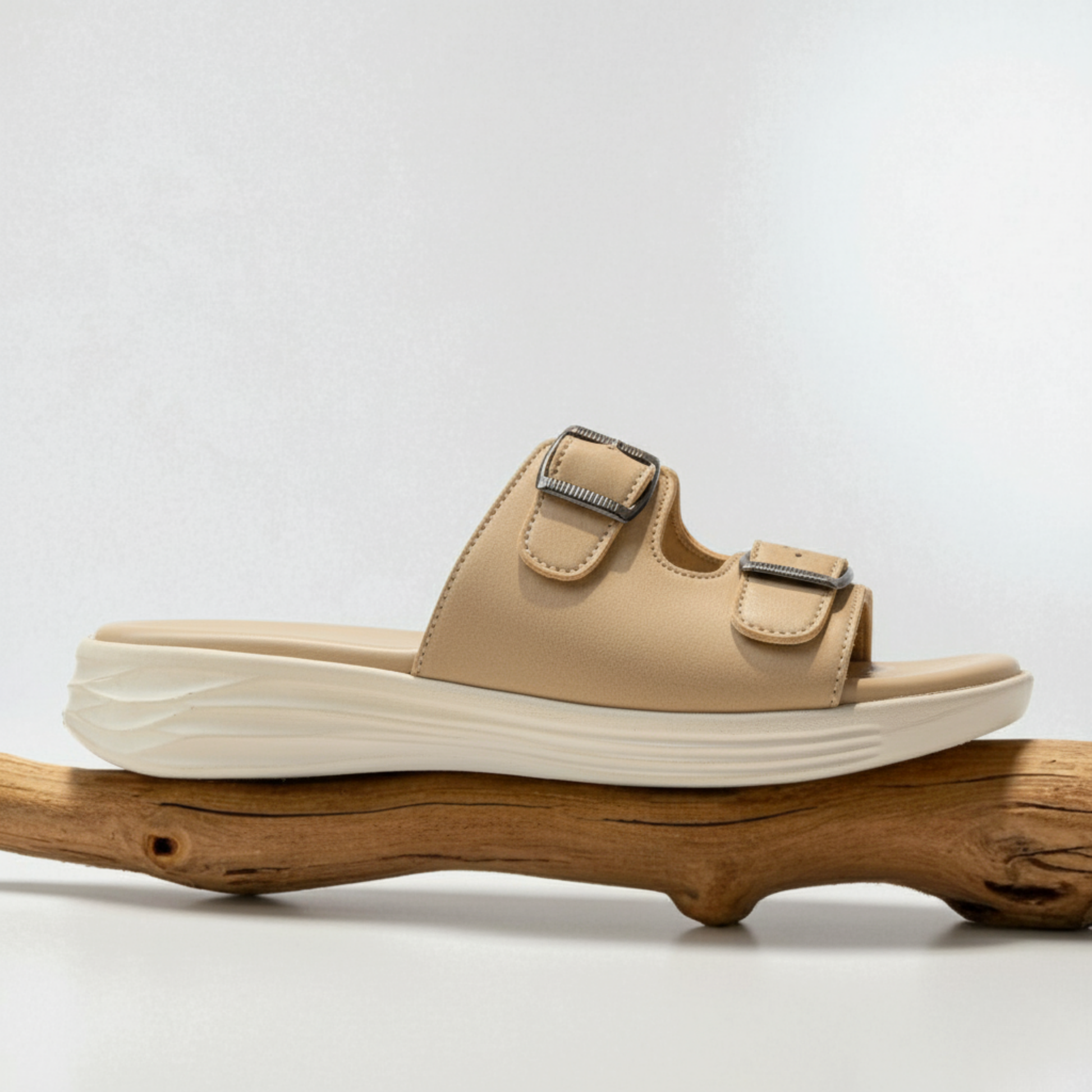BEIGE CASUAL SLIPPERS 495 F