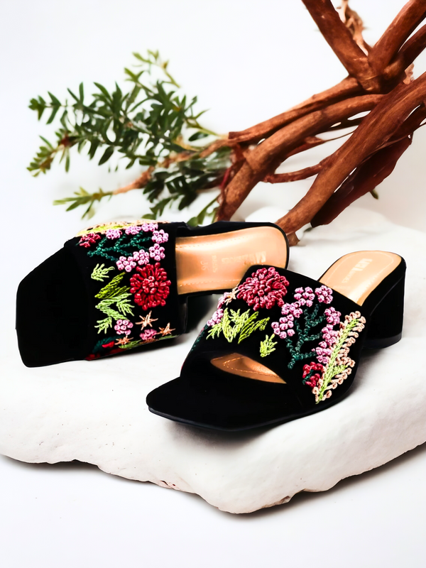 BLACK BLOCK HEELS 508 ML