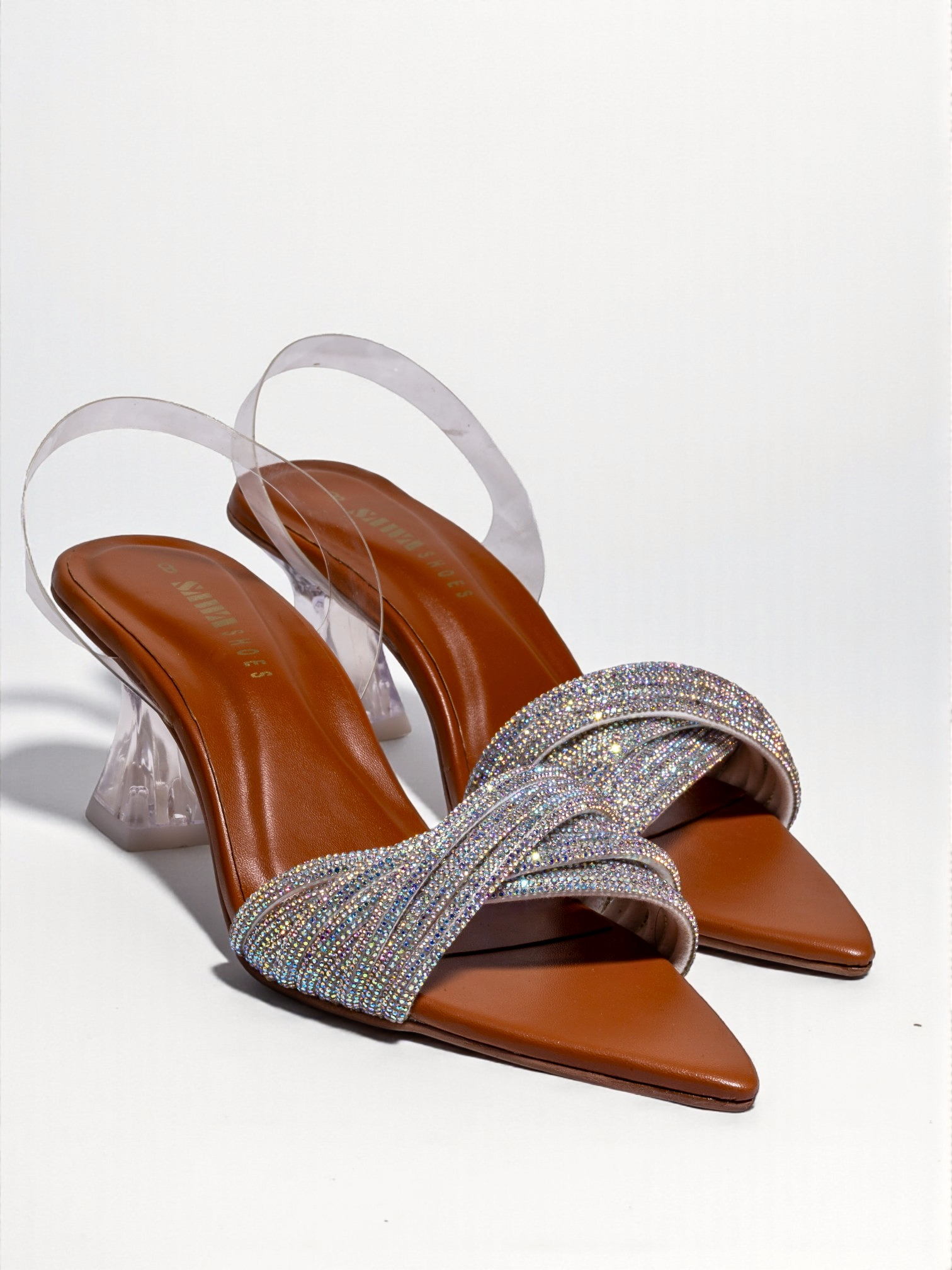 FANCY RHINESTONE SANDALS 532 G