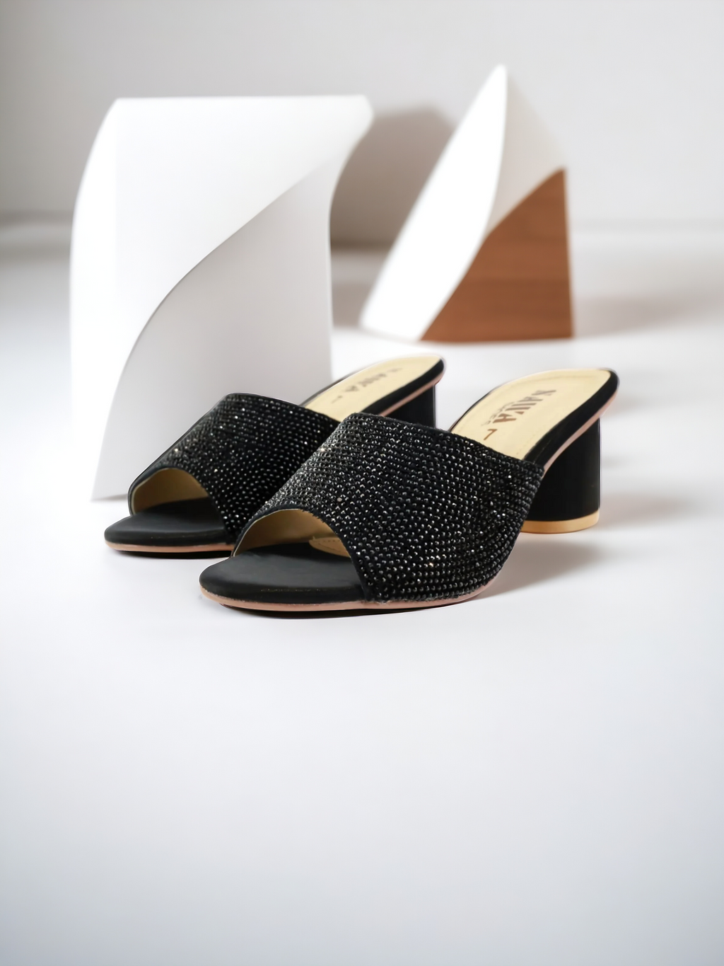 BLACK FANCY SANDALS 549 BK