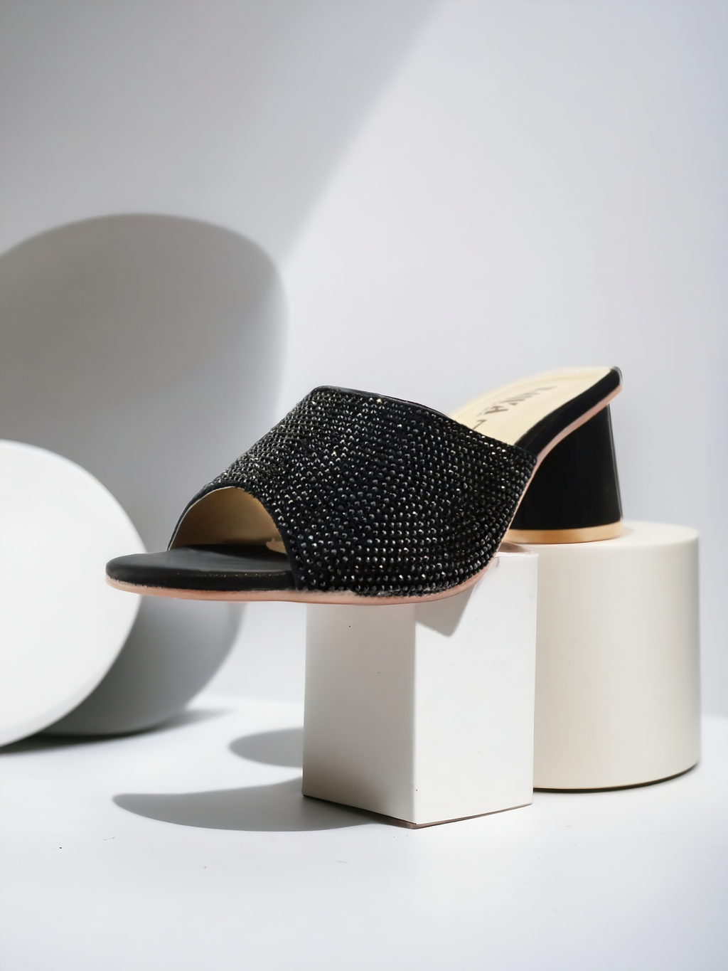 BLACK FANCY SANDALS 549 BK