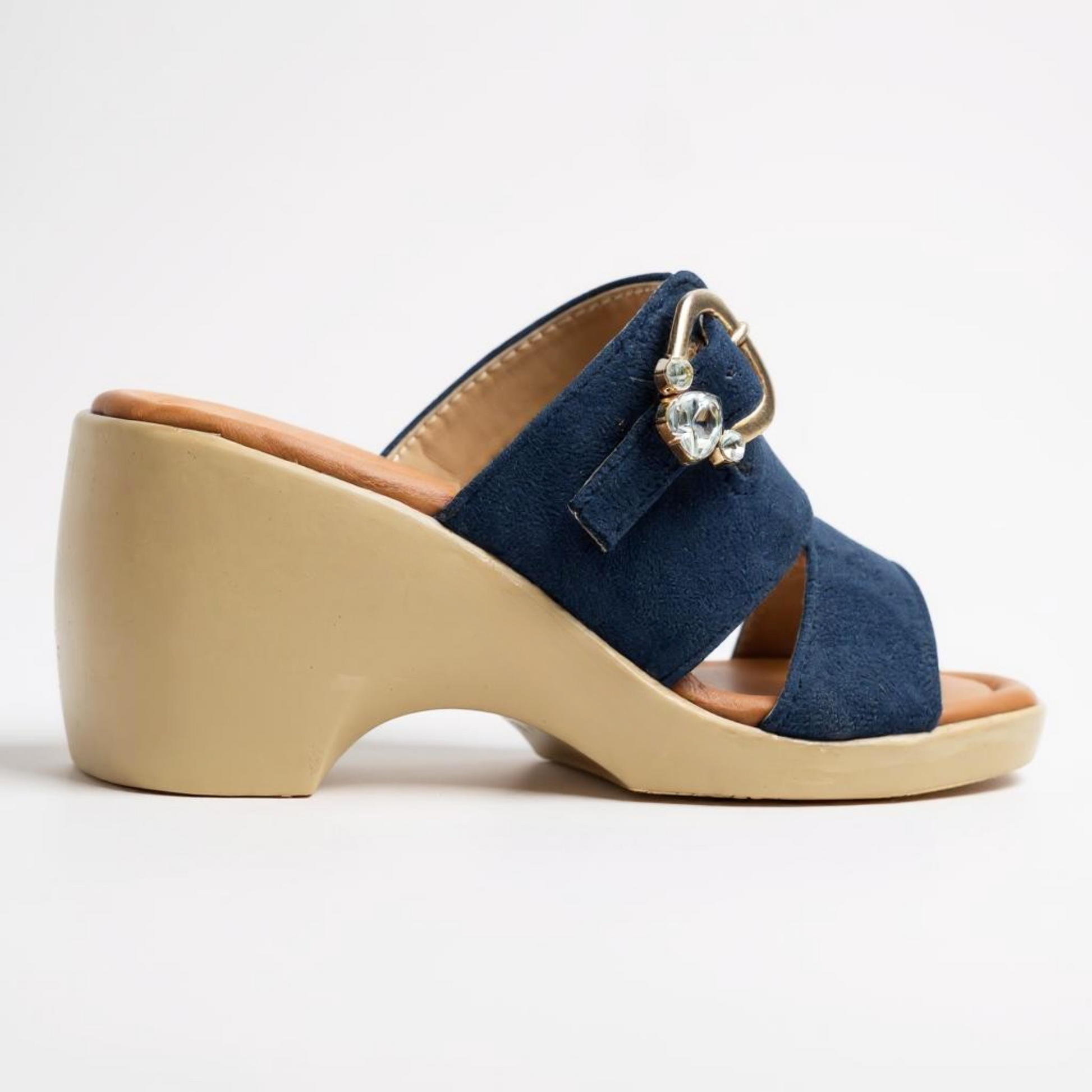 CASUAL BLUE WEDGES 552 BL