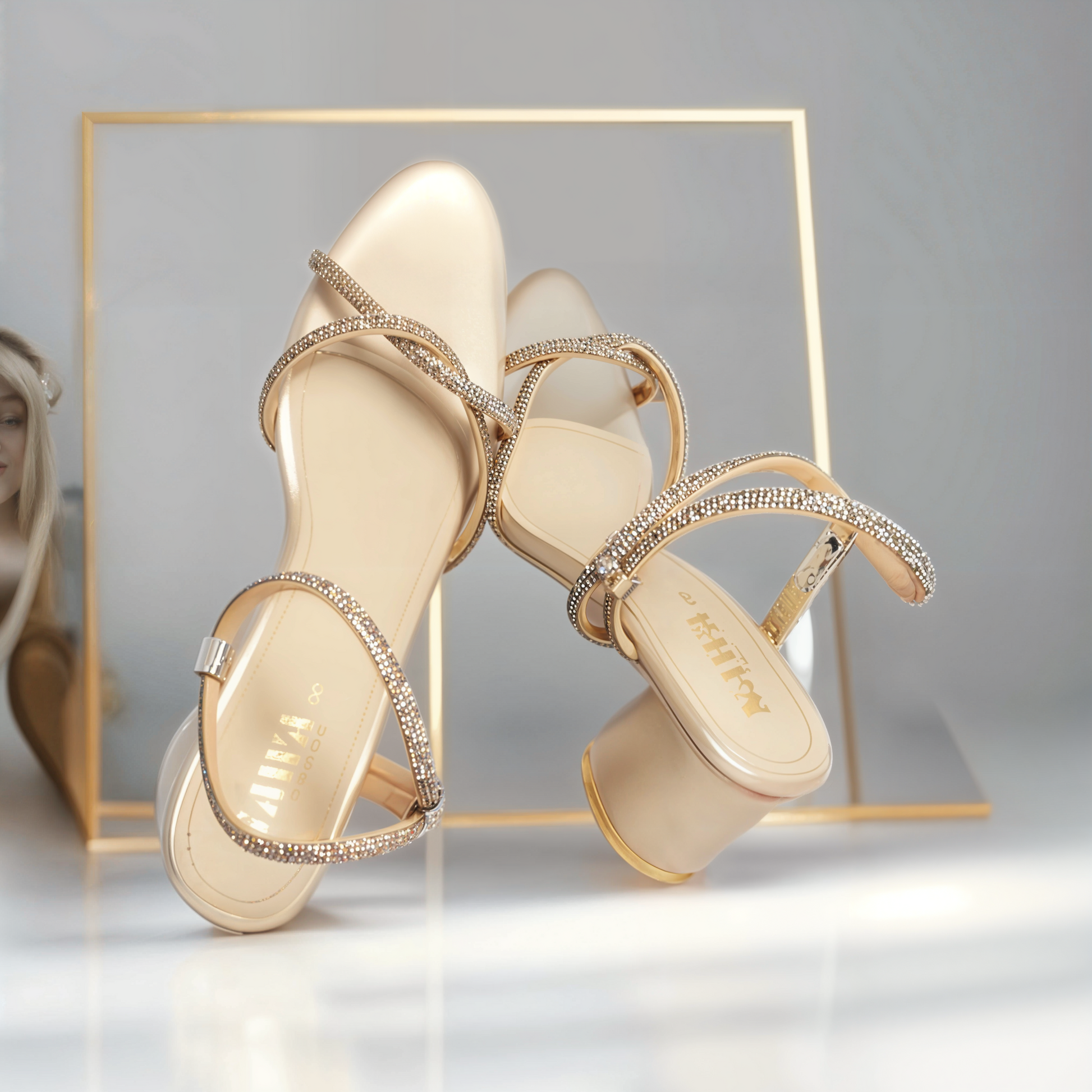 GOLDEN FANCY SANDALS 561 G