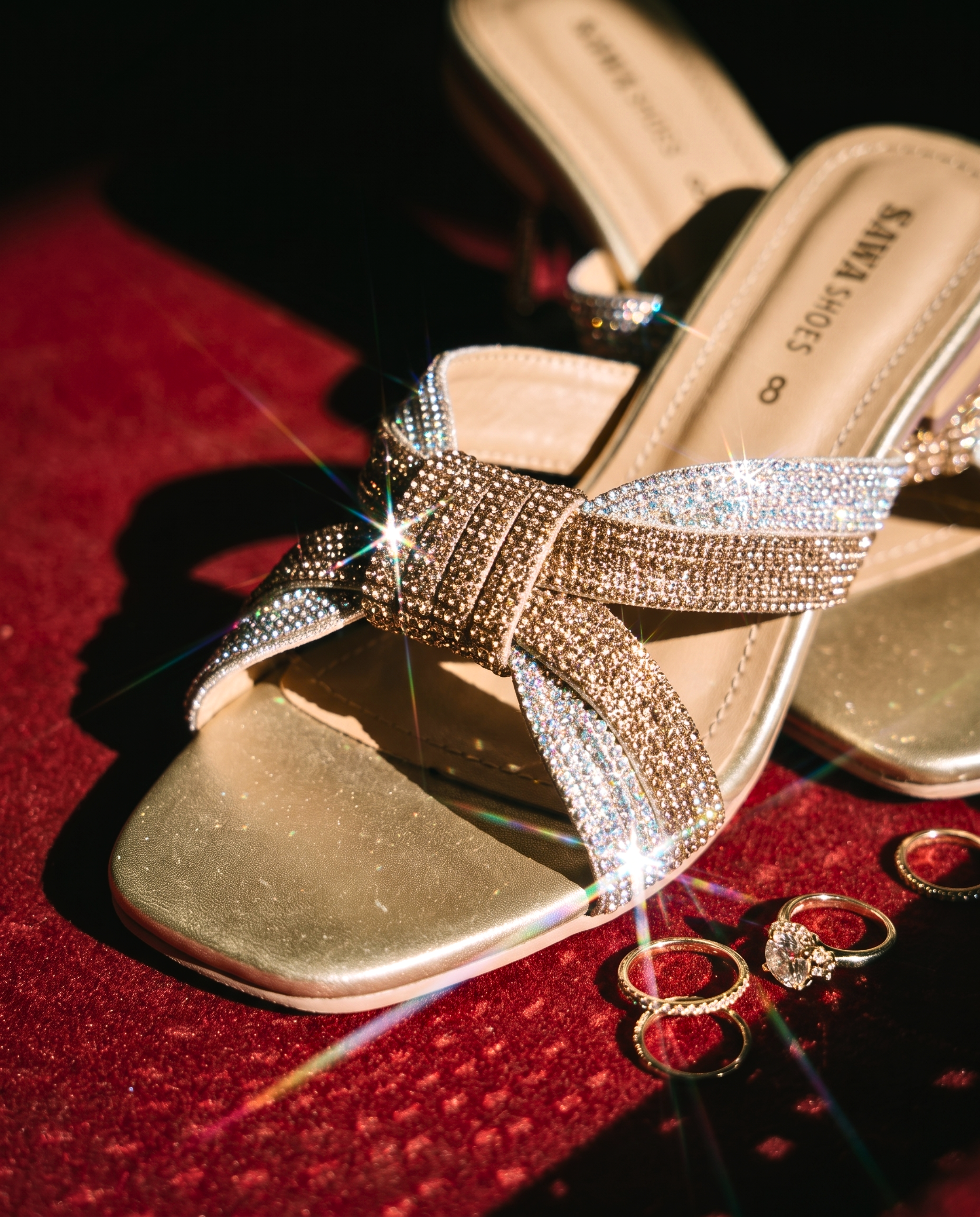 Sparkly Knot Flats 603 G