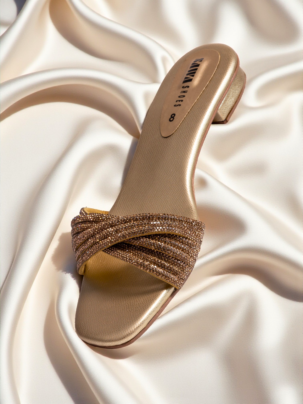GOLDEN PARTY SLIPPERS 603 G