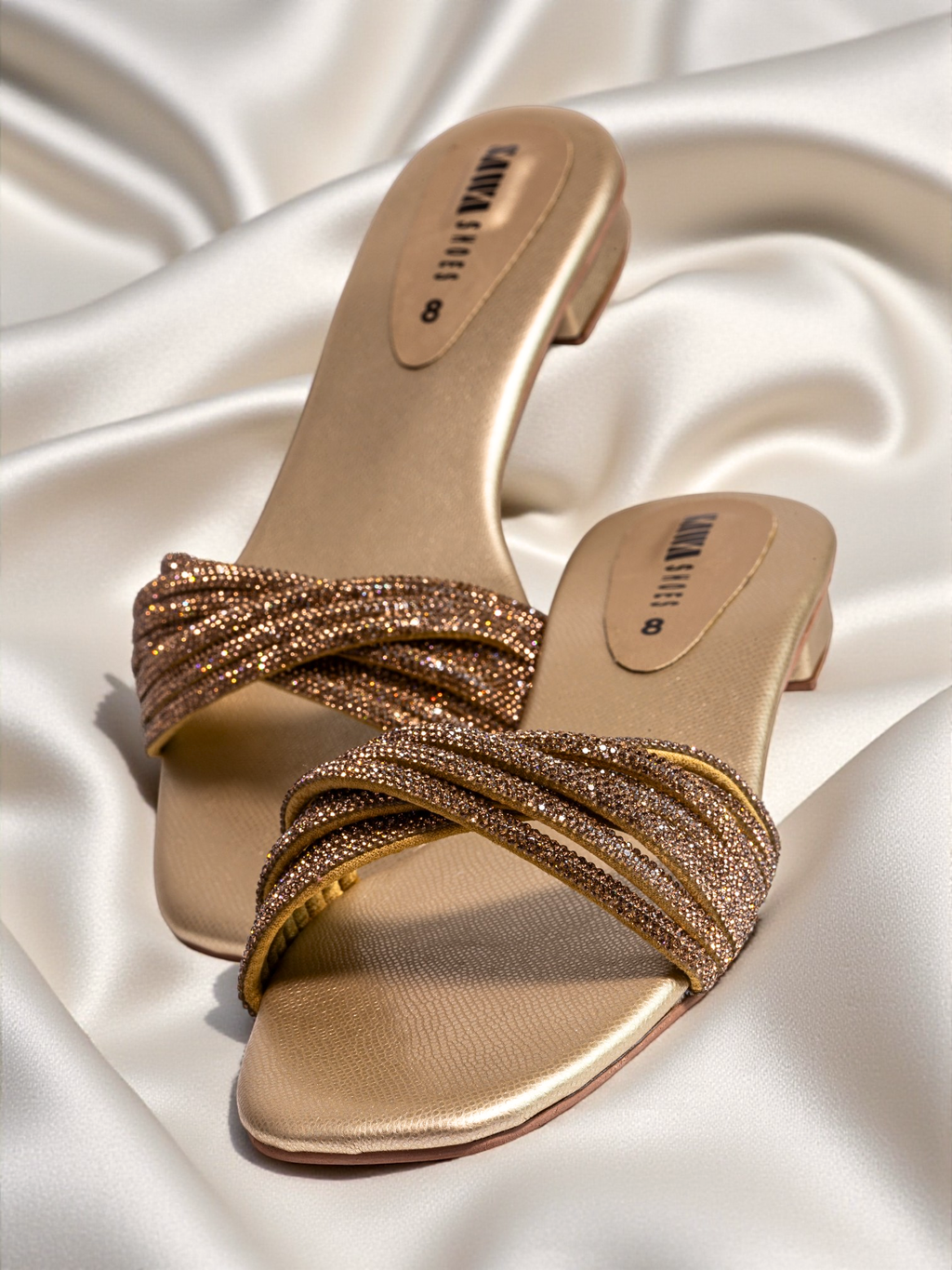 GOLDEN PARTY SLIPPERS 603 G