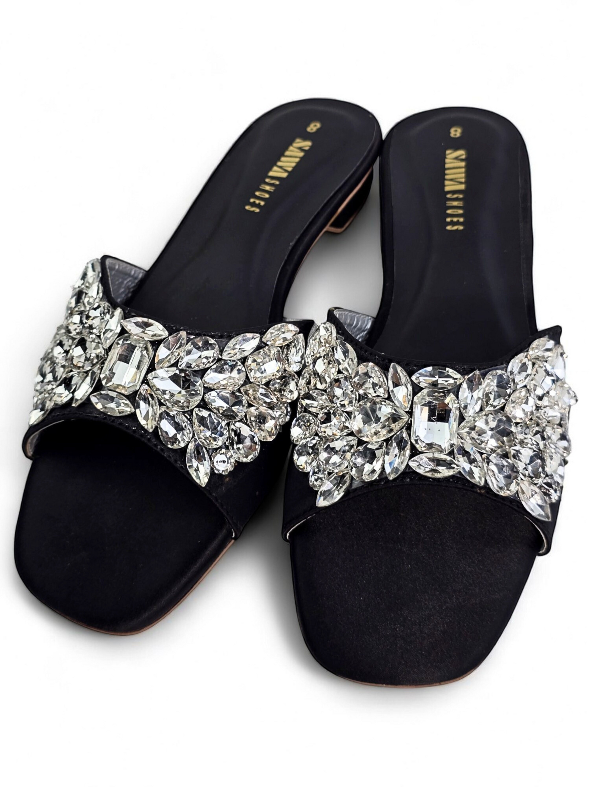 FORMAL BLACK SLIPPERS 613 BK