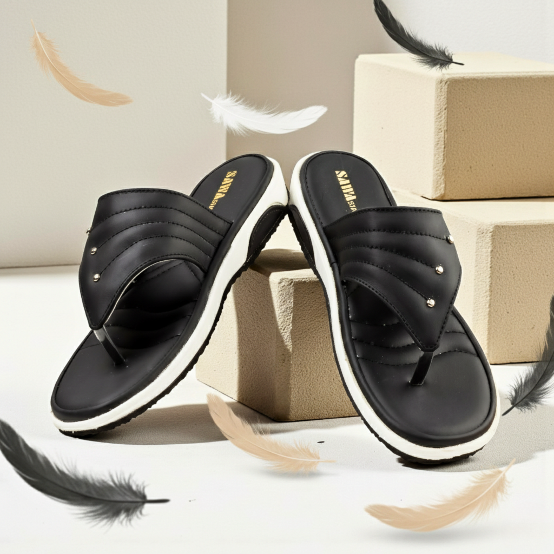 CASUAL SLIPPERS 614 BK