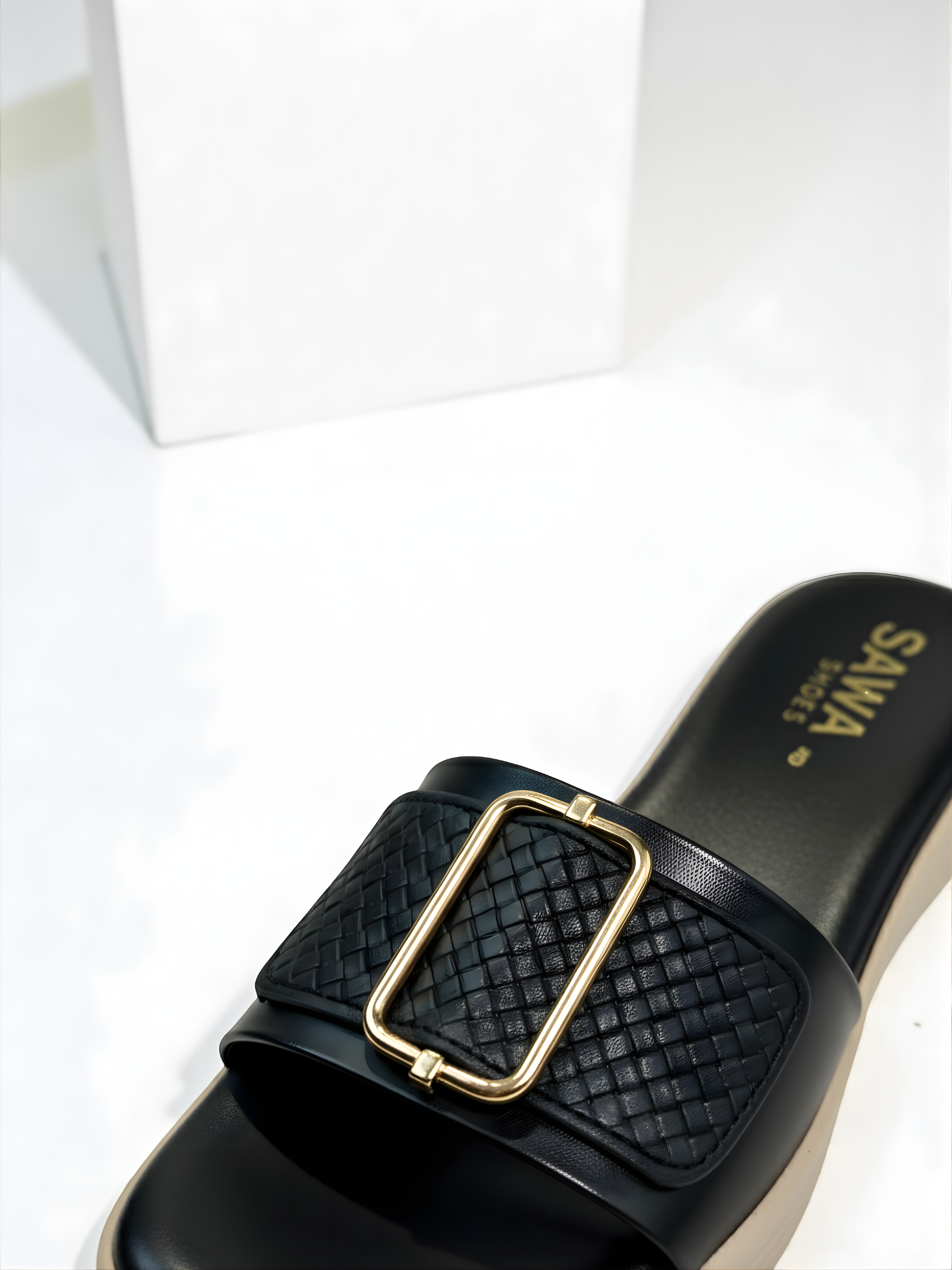 BLACK CASUAL SLIPPER 627 Bk