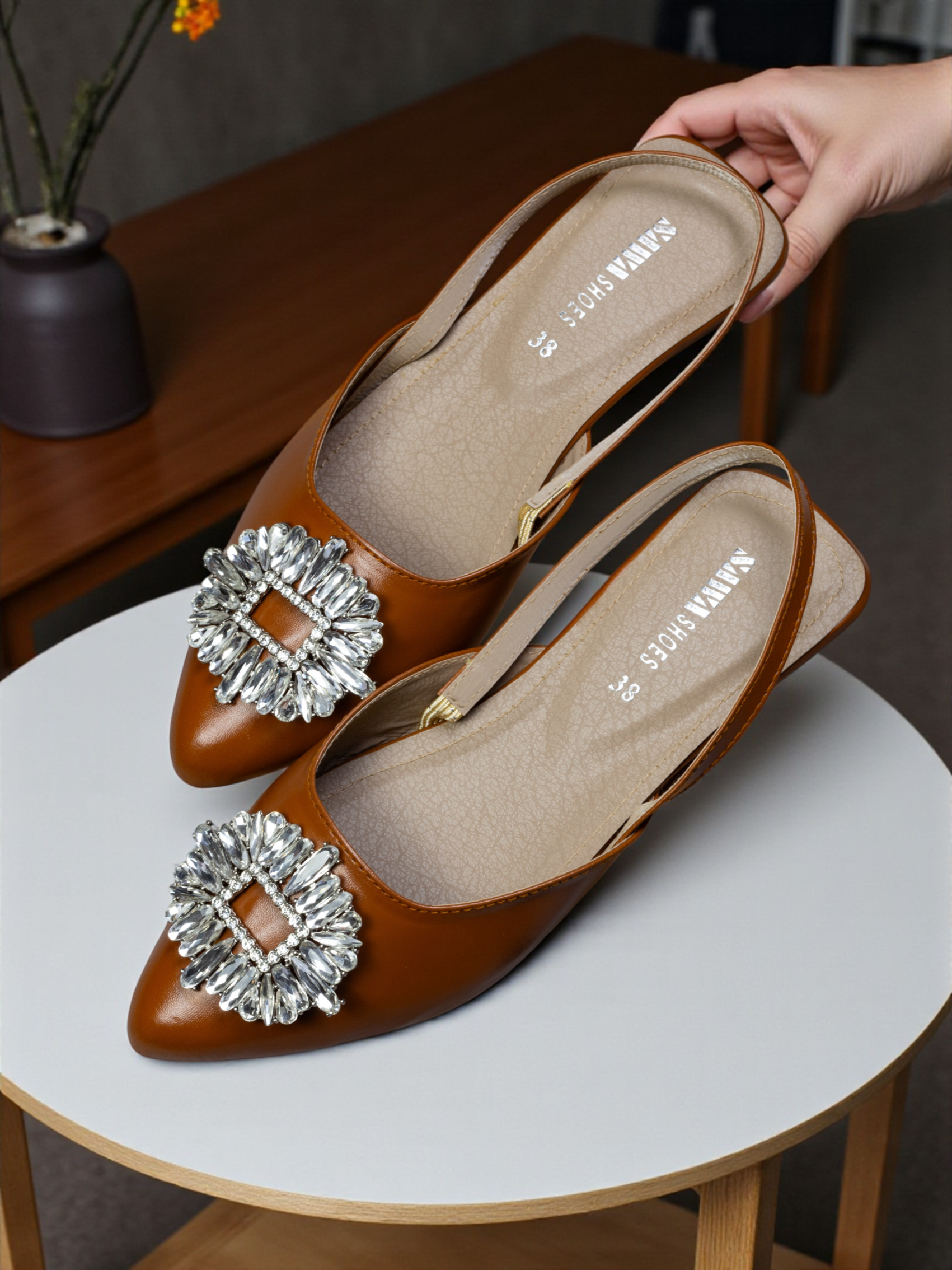 MUSTARD FORMAL PUMPS 636 MS