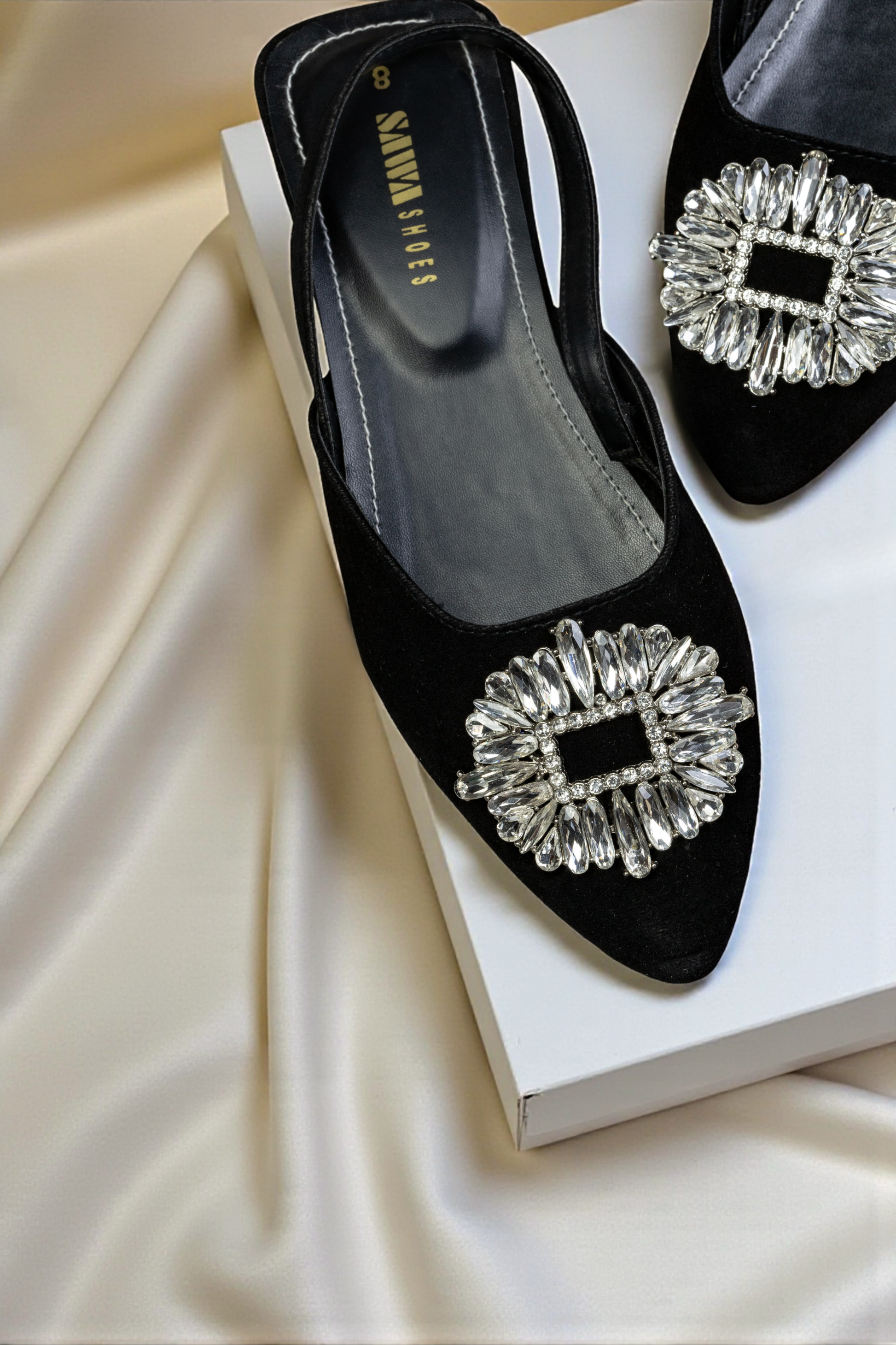 BLACK FORMAL PUMPS 636 BK