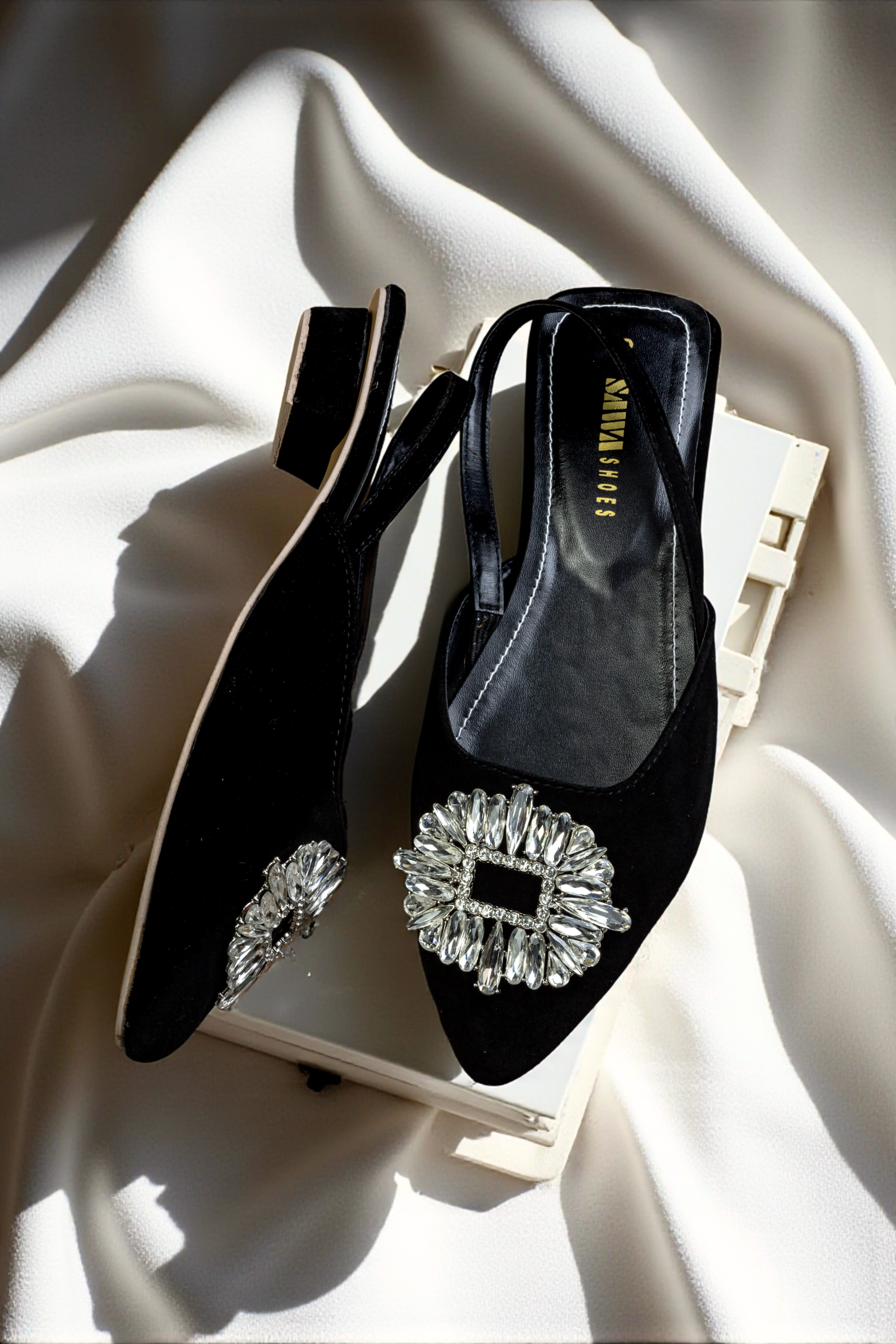 BLACK FORMAL PUMPS 636 BK