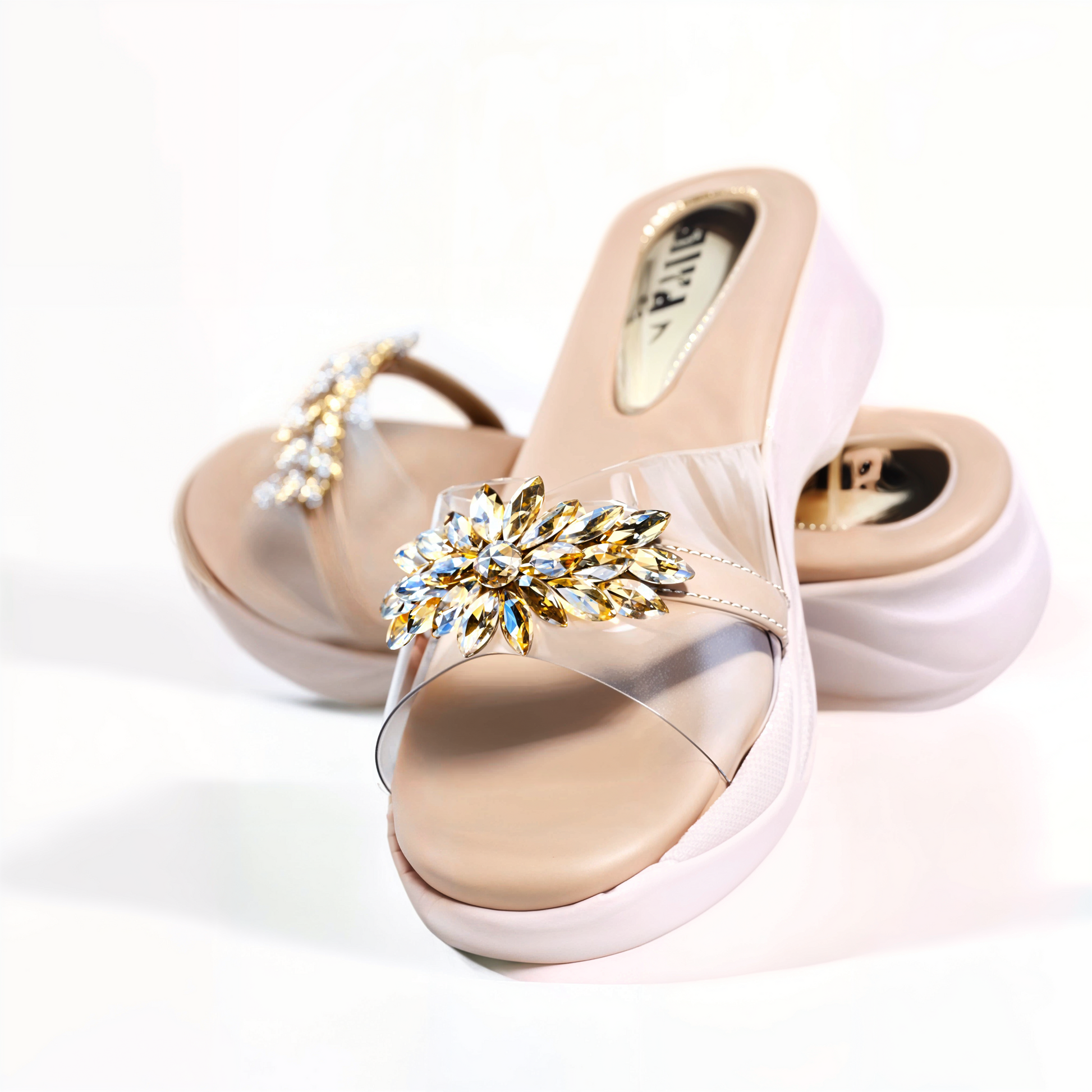 FANCY WEDGE SANDALS 645 G