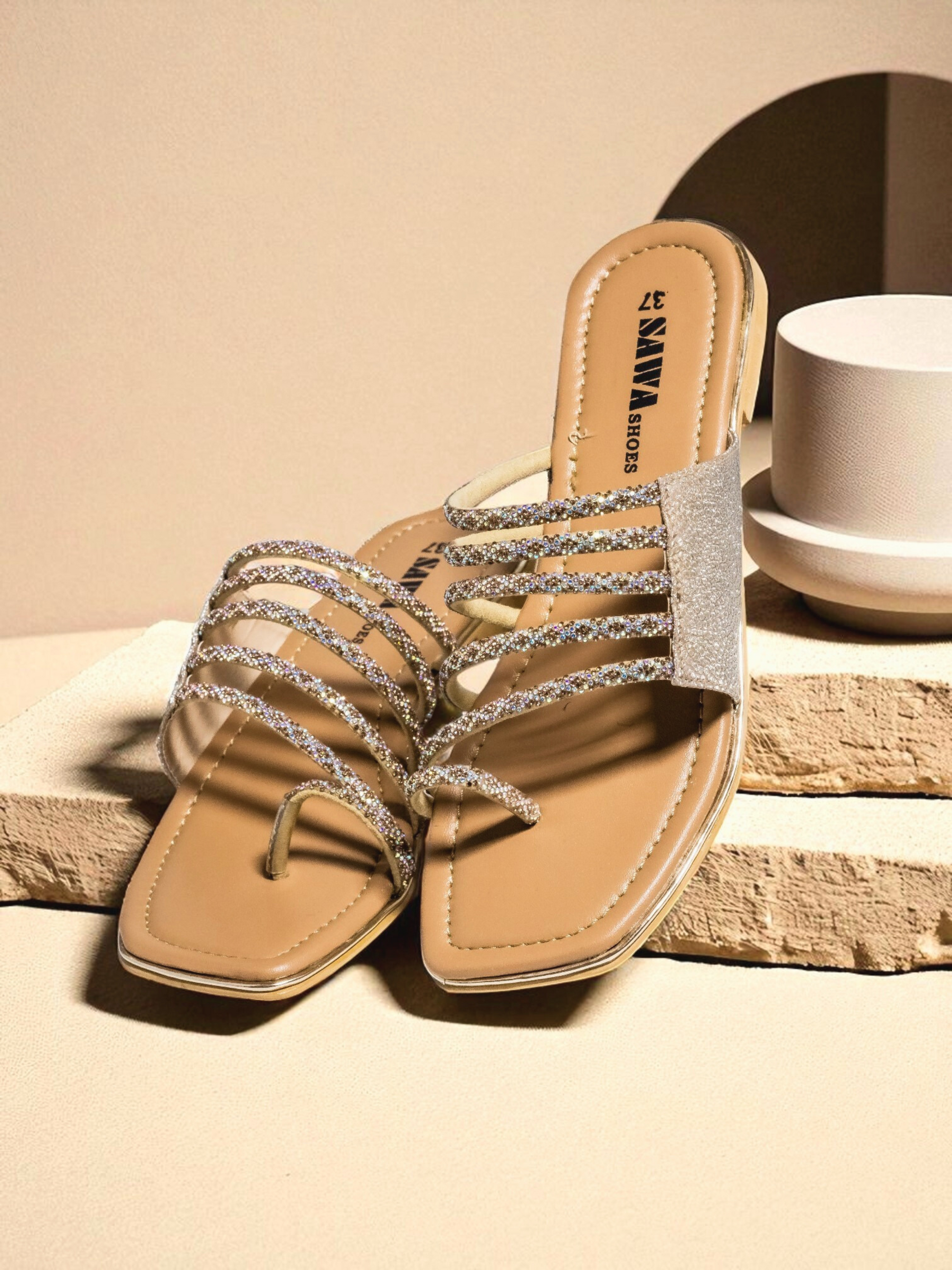 GOLDEN FORMAL SLIPPERS 647 G
