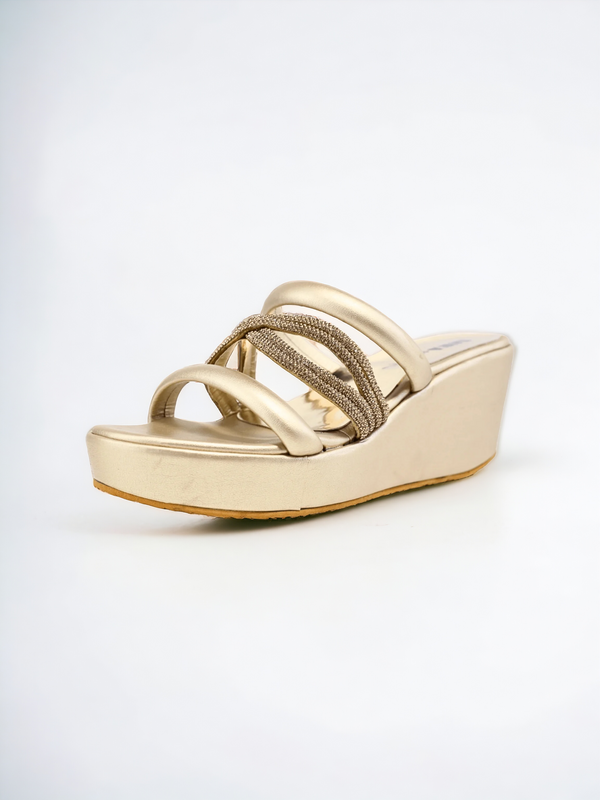 GOLDEN FANCY WEDGES 711 G