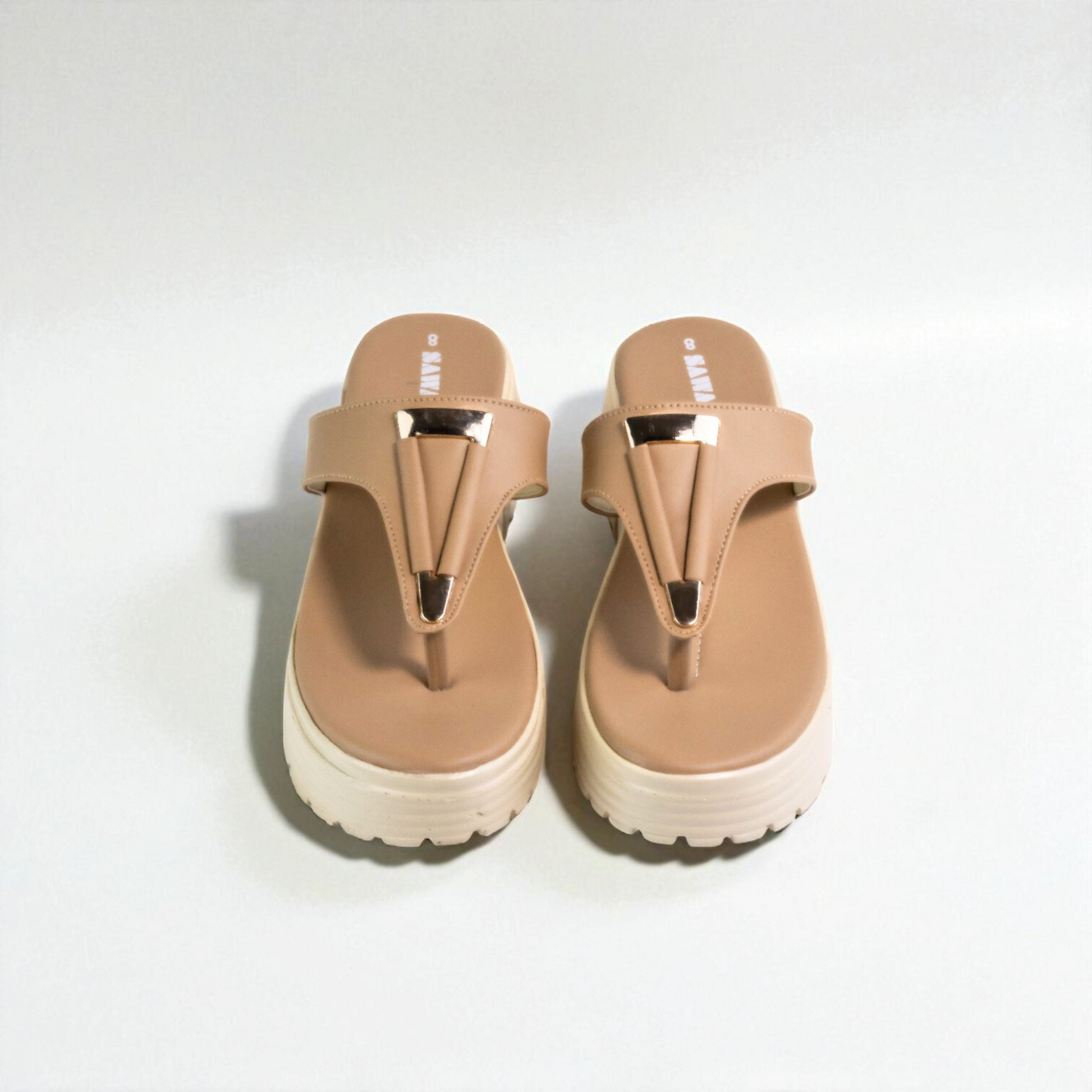 BEIGE CASUAL CHUNKS  712 F