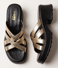 Golden Comfort Platform Heels 728 G