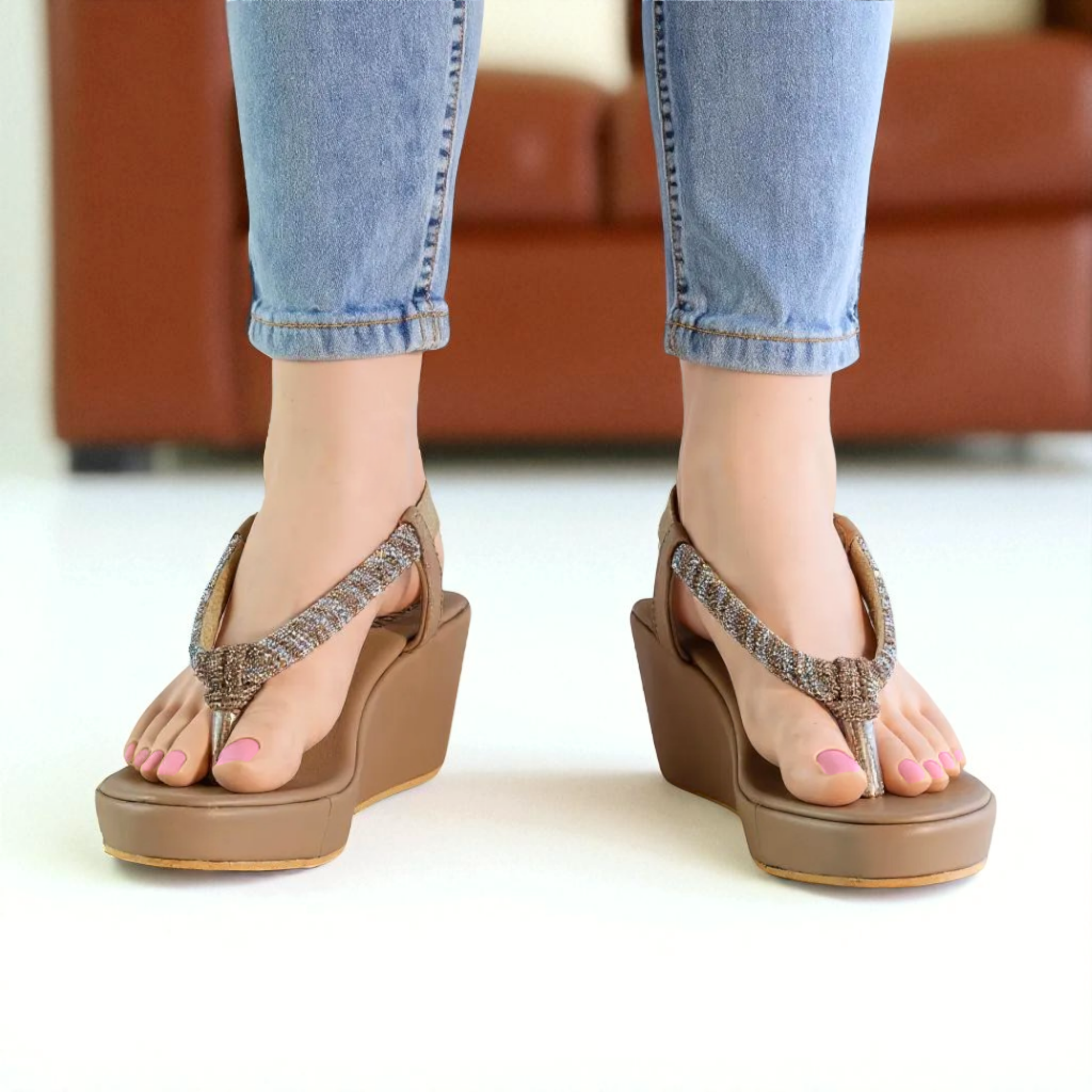 GOLDEN FORMAL SANDALS 725 G