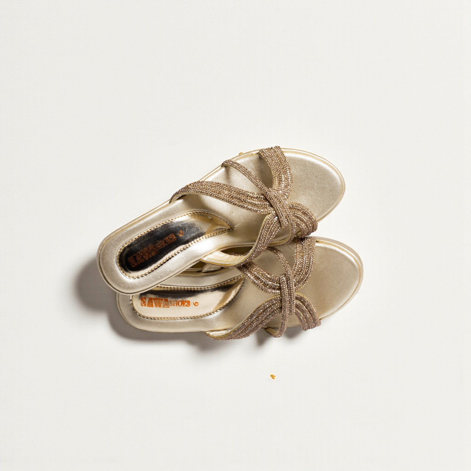 GOLDEN WEDGE SANDALS 735 G