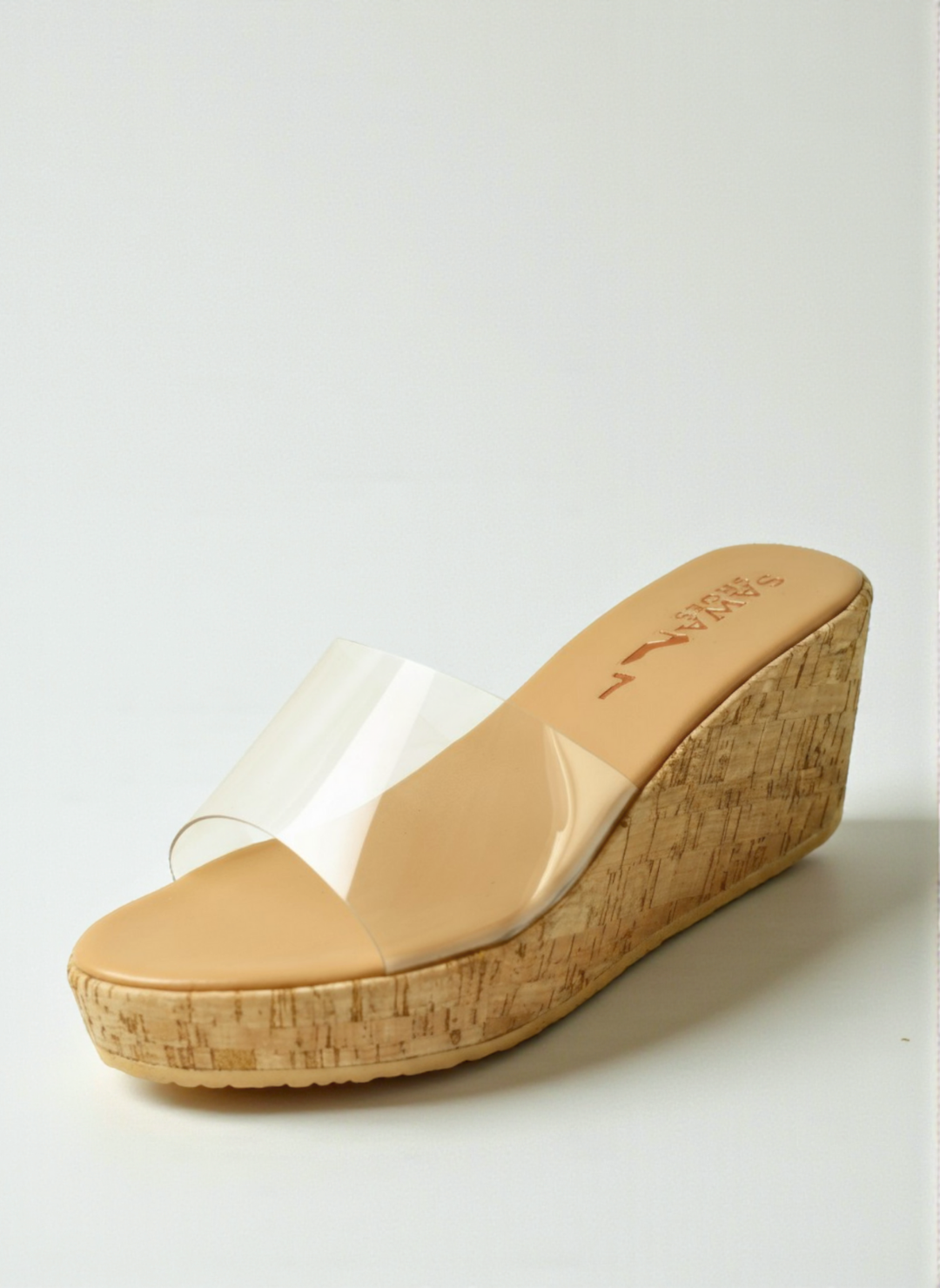 TRANSPARENT CASUAL WEDGES 735 W