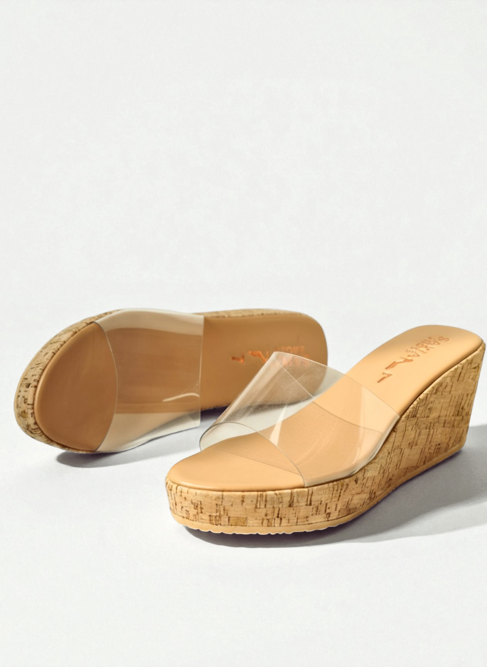 TRANSPARENT CASUAL WEDGES 735 W