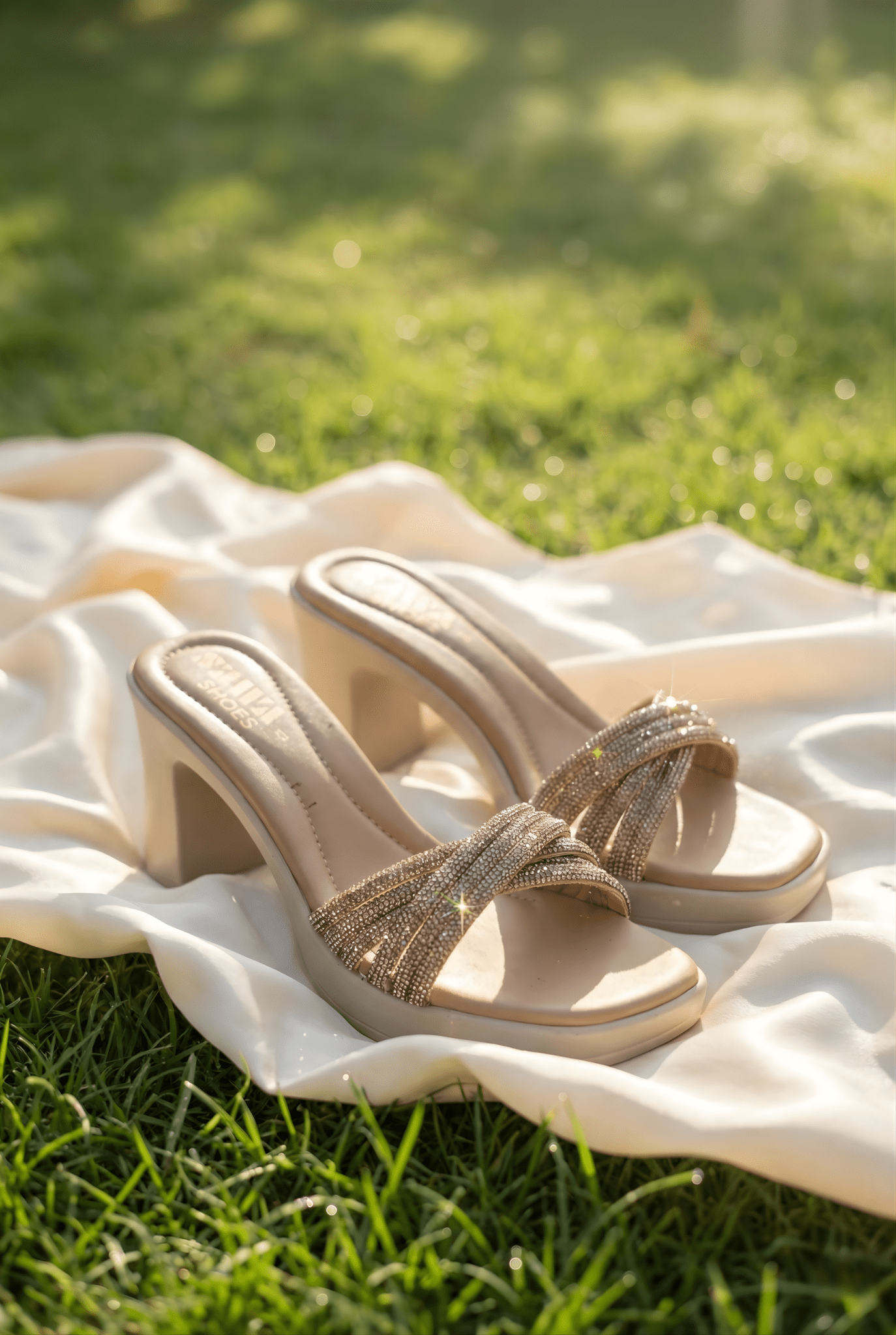 Sparkling Block Heels 747 S - Sawa.pkWomen footwear shoes affordable